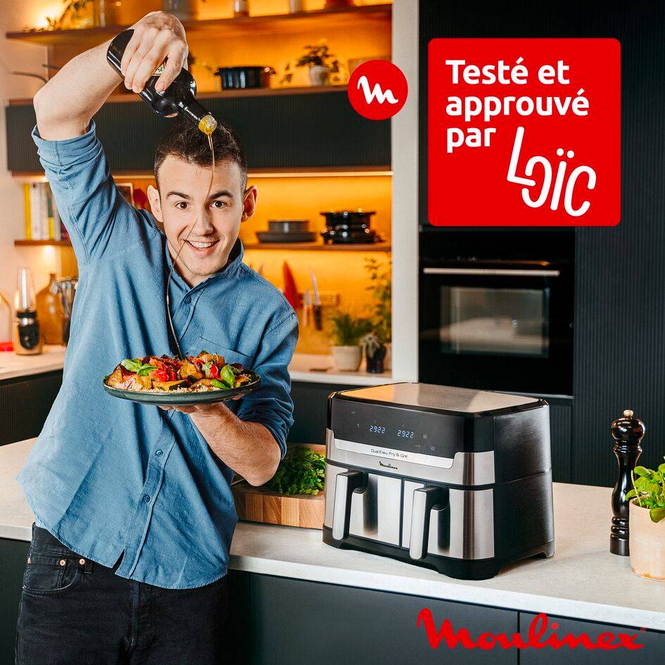 Dual Easy Fry & Grill XXL EZ9428F0 Air Fryer - 7 programmes - 6,5L + 4,5L