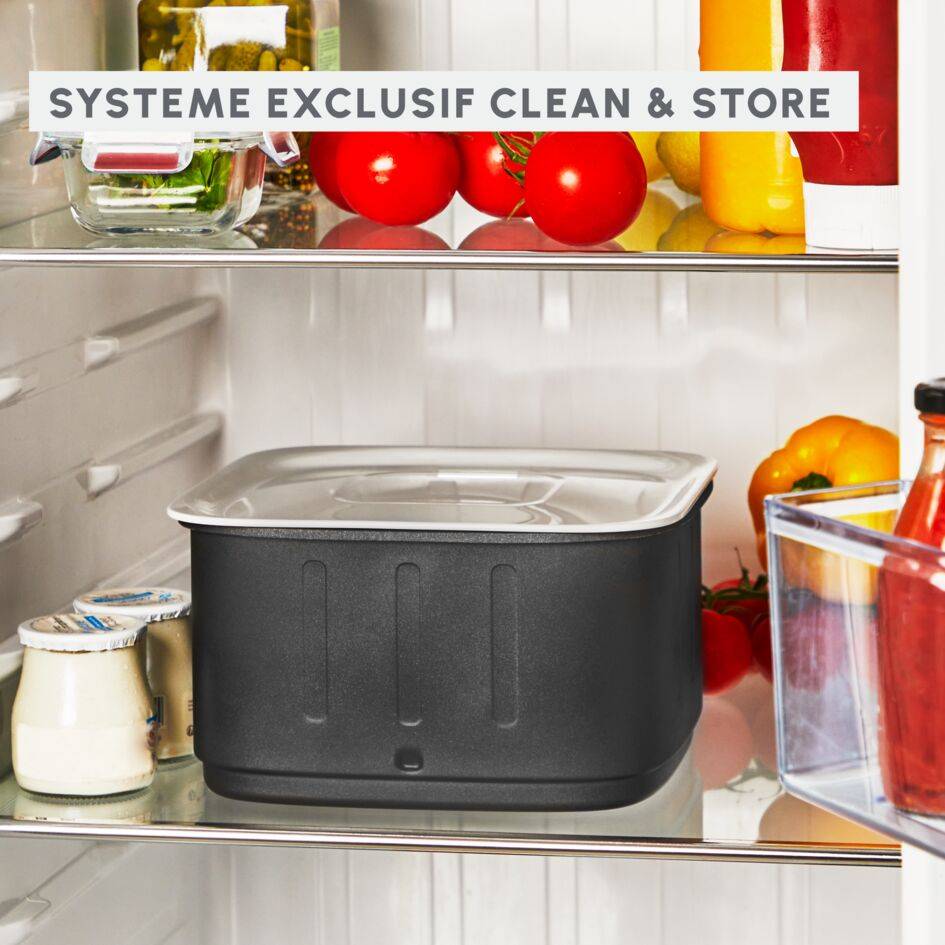Easy Fry Silence 5L Set de Rangement, Tiroir Supplémentaire, Grille et Couvercle