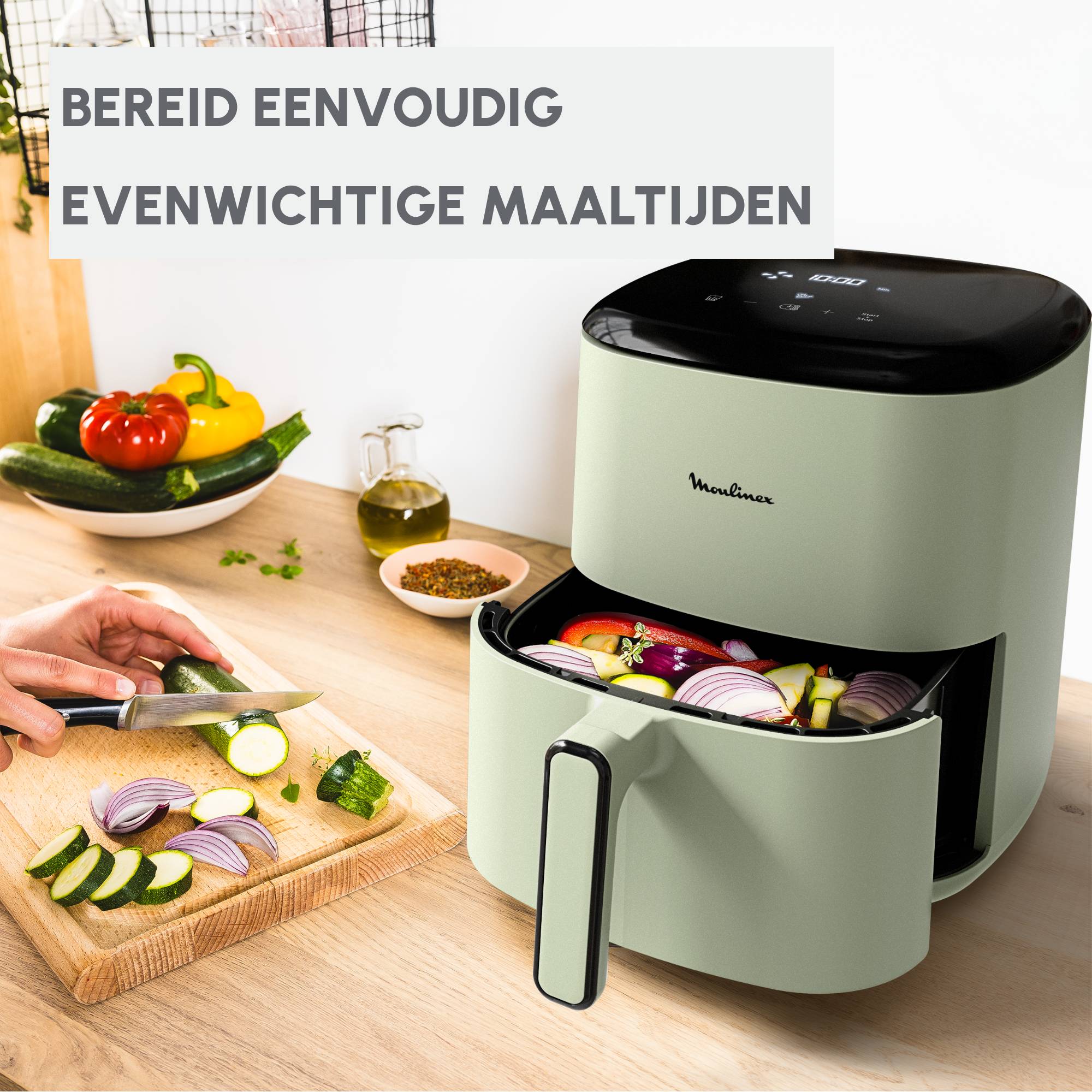 Easy Fry Max EcoDesign EZ24ELF0 Air fryer - 10 programma's - 5L 