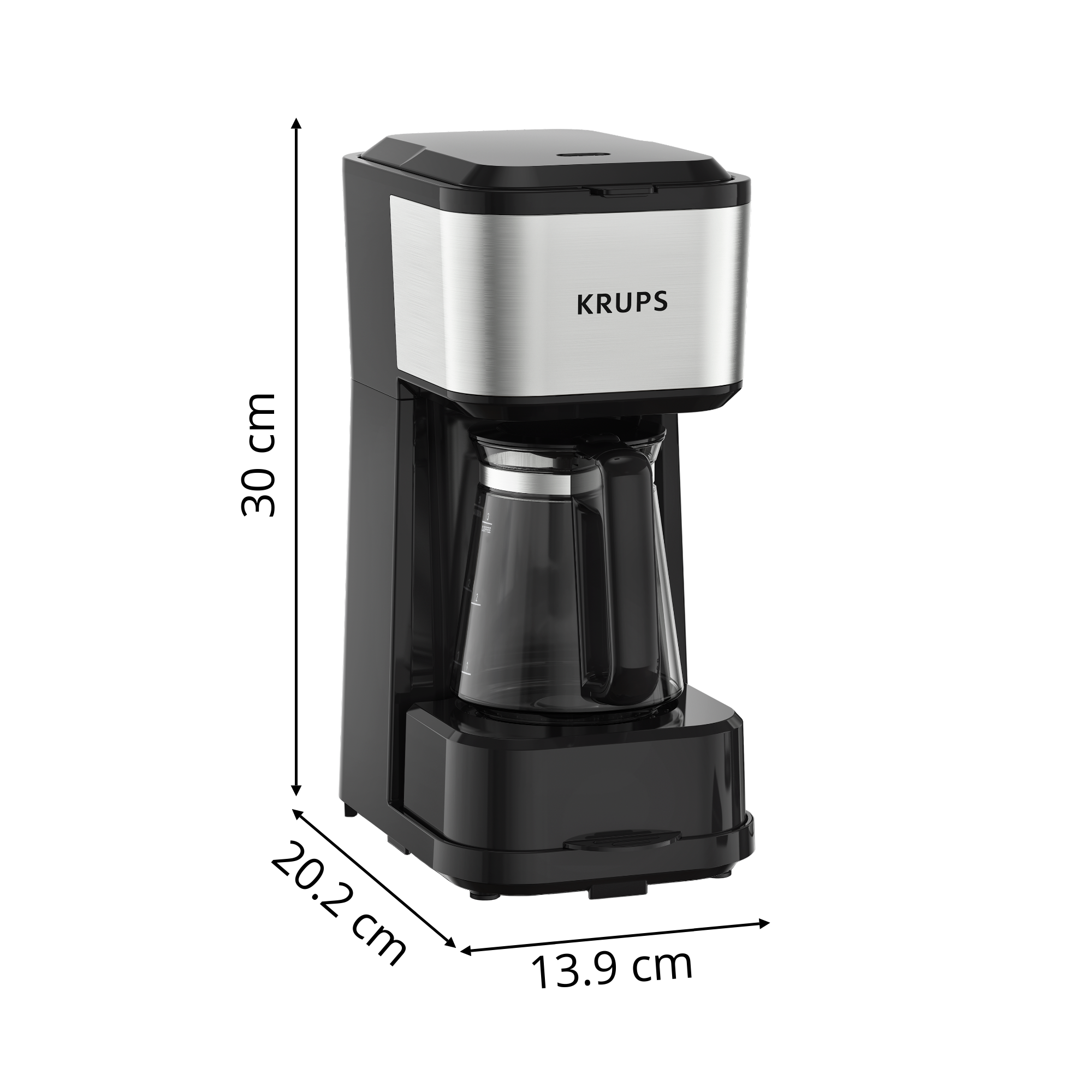 Simply Brew KM207D10 Cafetière à filtre 3-en-1 + mug isotherme