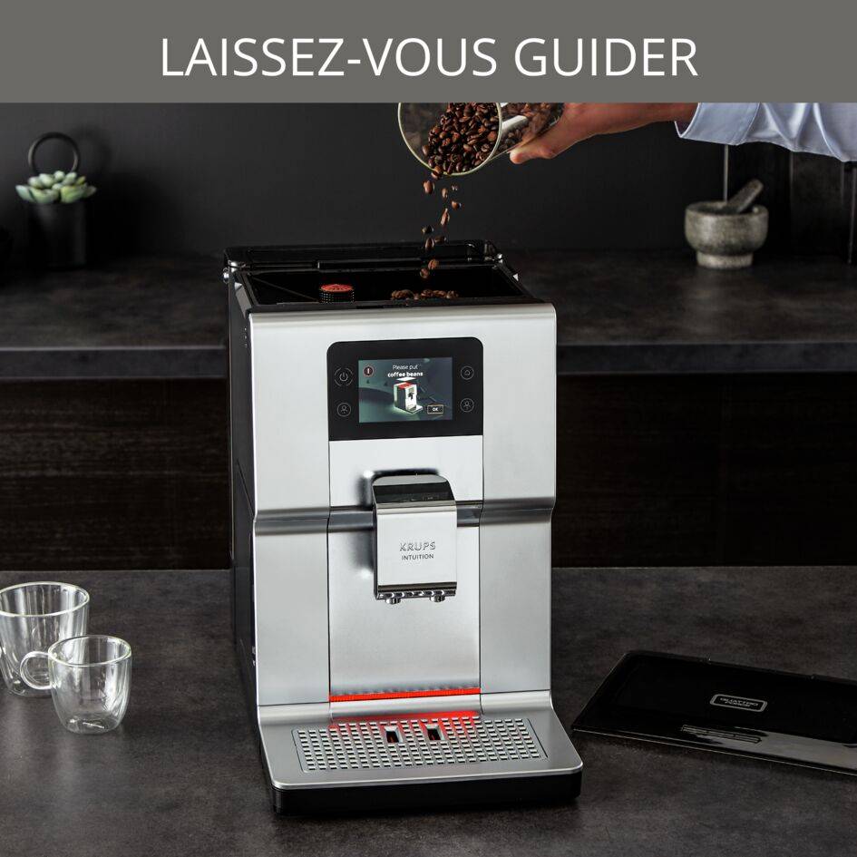 Intuition Preference+ EA875E10 Machine à Espresso automatique à grains - 15 recettes de café - 3L
