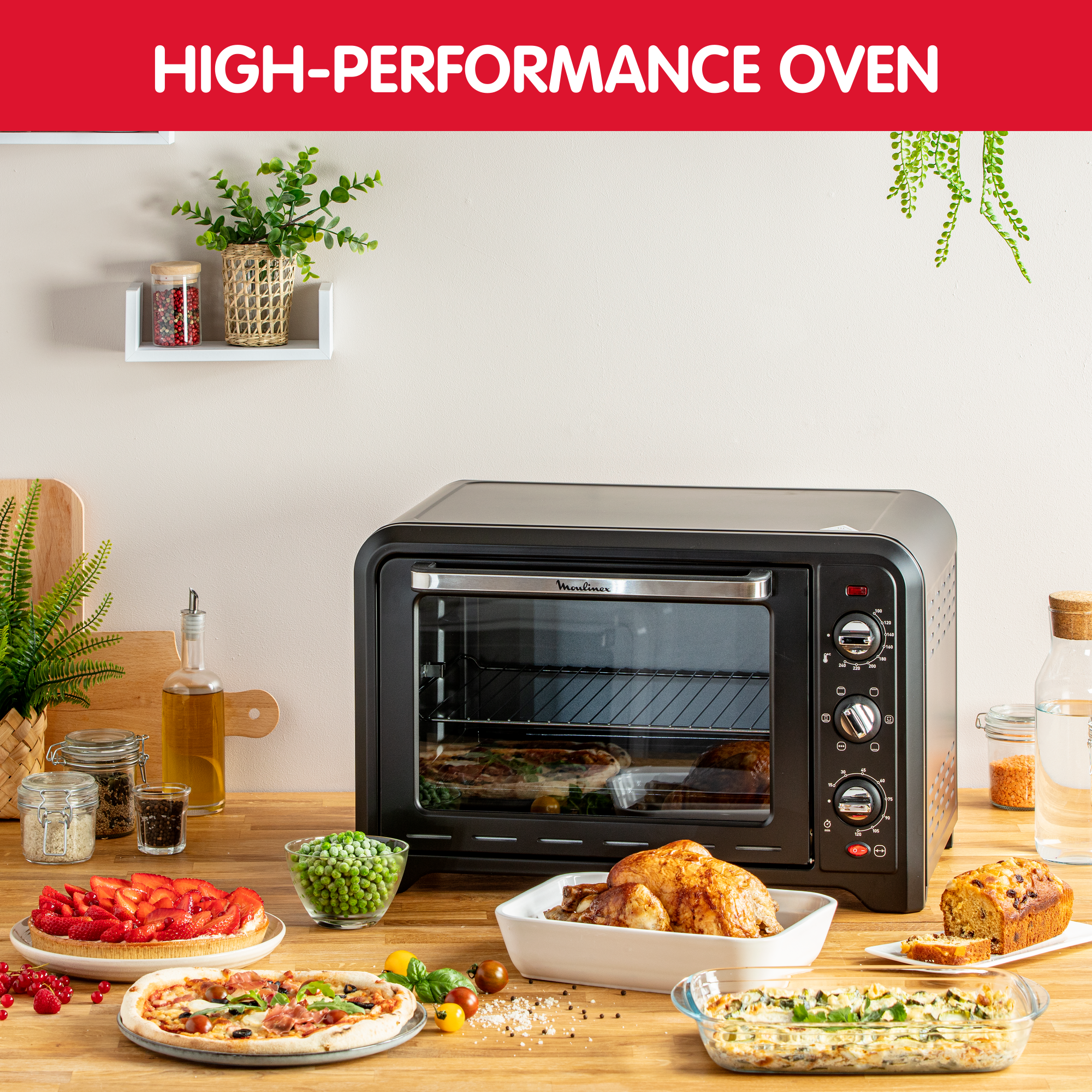 Optimo 39L OX485810 Four - 39L - 7 modes de cuisson - 2.000W