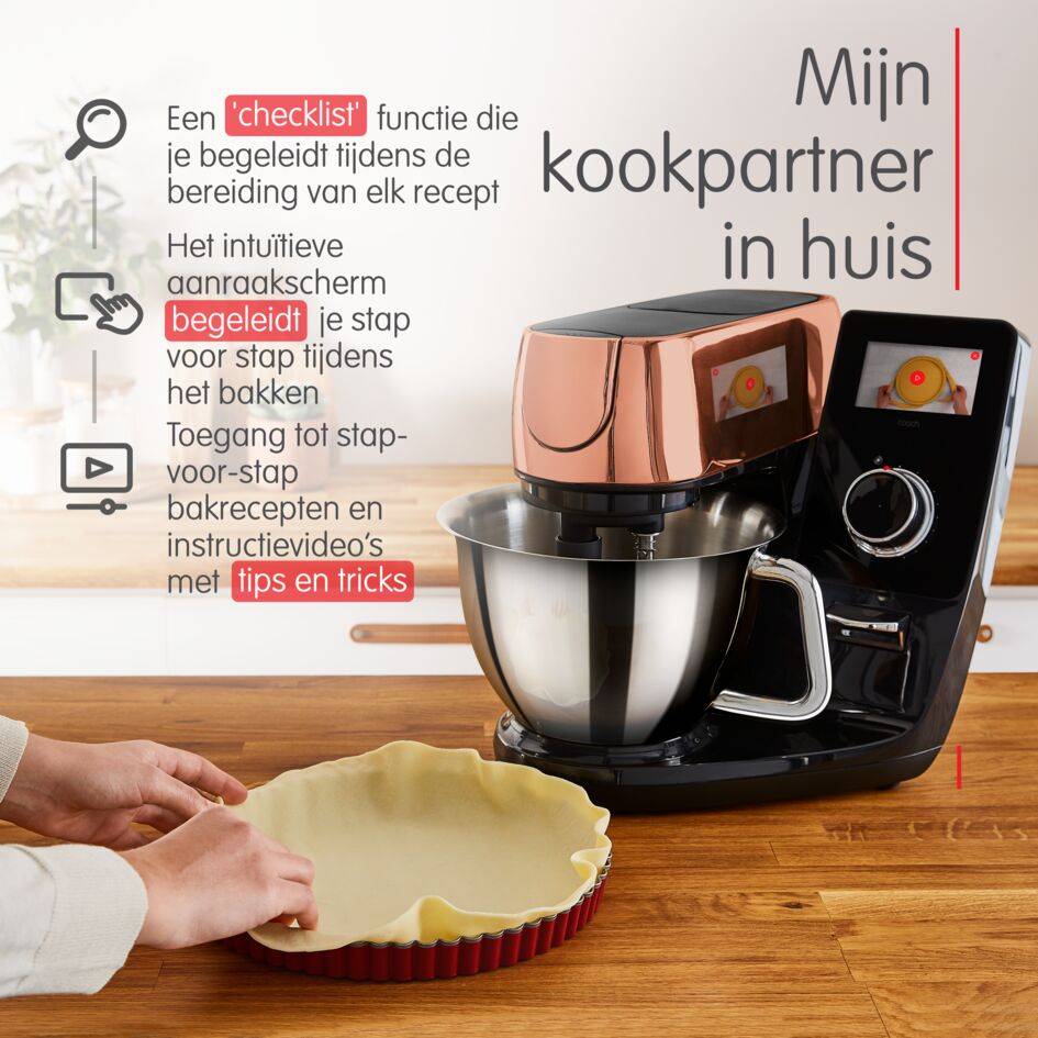 I-Coach Touch Terracotta Keukenmachine