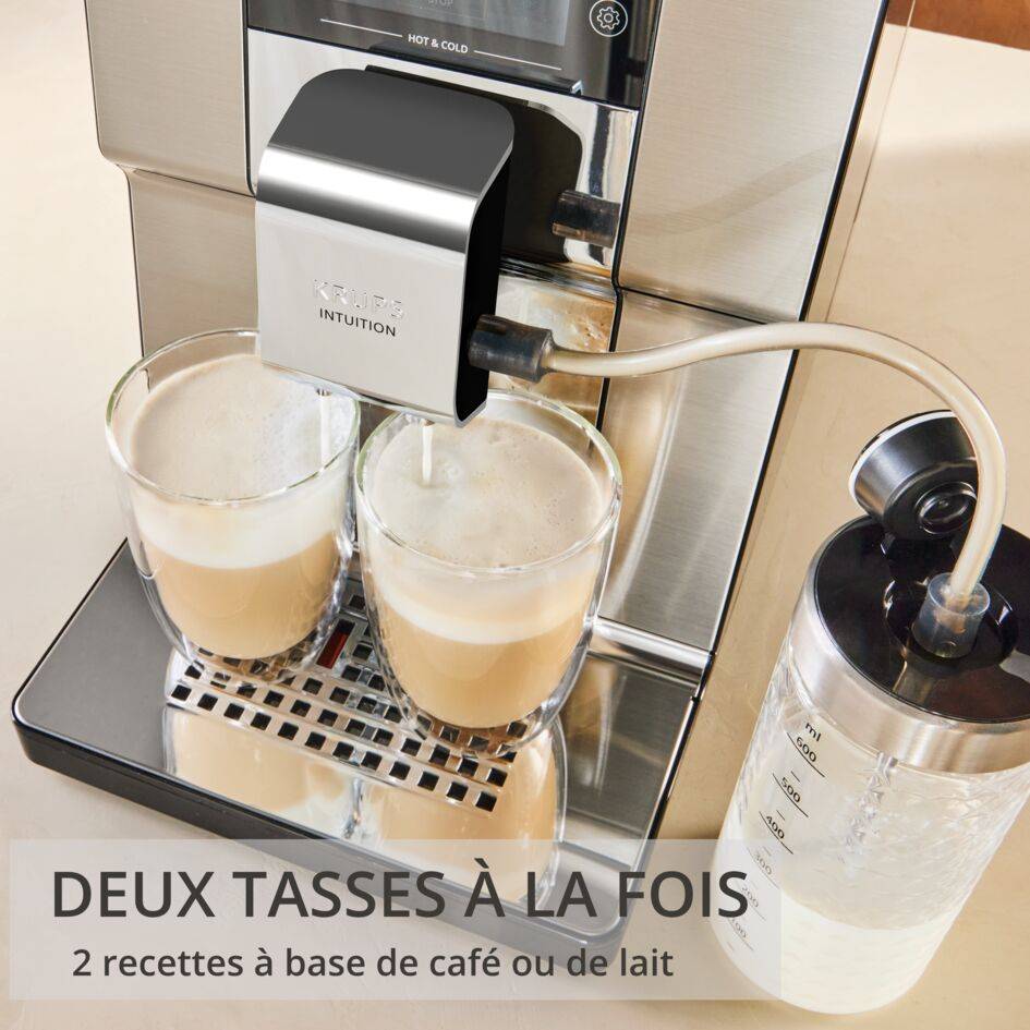 Intuition Experience Hot&Cold EA879EE0 Machine espresso automatique à grains - 30&nbsp;recettes - 3L