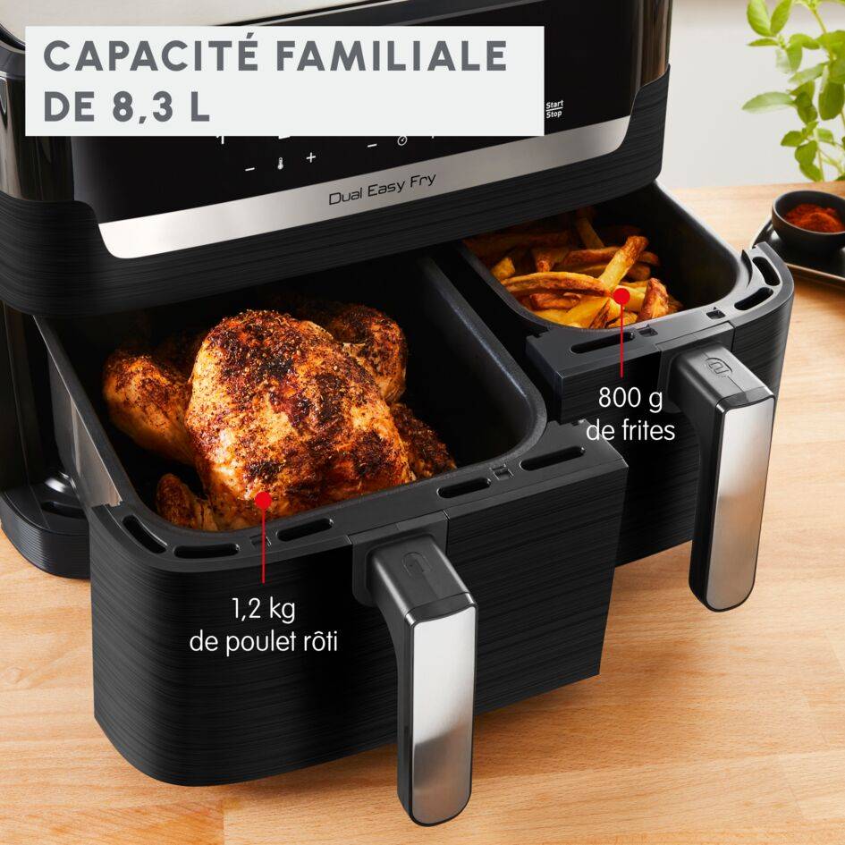 FRITEUSE A AIR DUAL EASY FRY 8,3 L