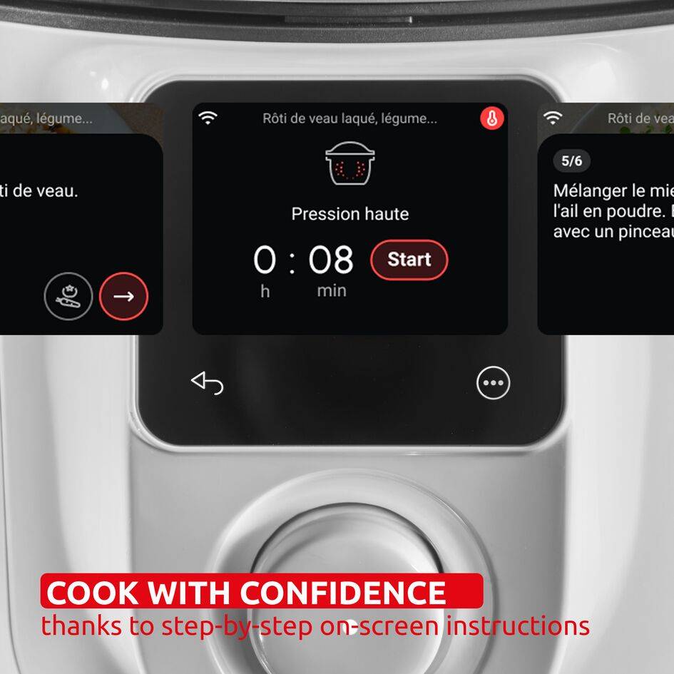 Cookeo Simplicity CE8211F0 Intelligente hogedruk multicooker - 6 programma's - 150 recepten