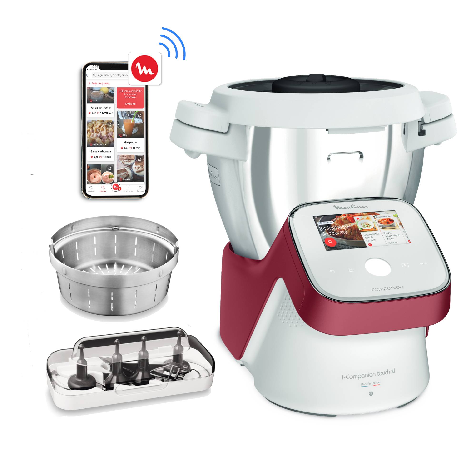 i-Companion Touch XL YY4619FG Kookrobot - 12 programma's - 5 accessoires