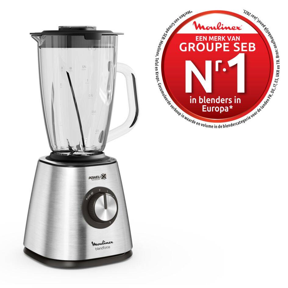 BlendForce LM439D10 Blender - 800W - 6 snelheden - 1,75L