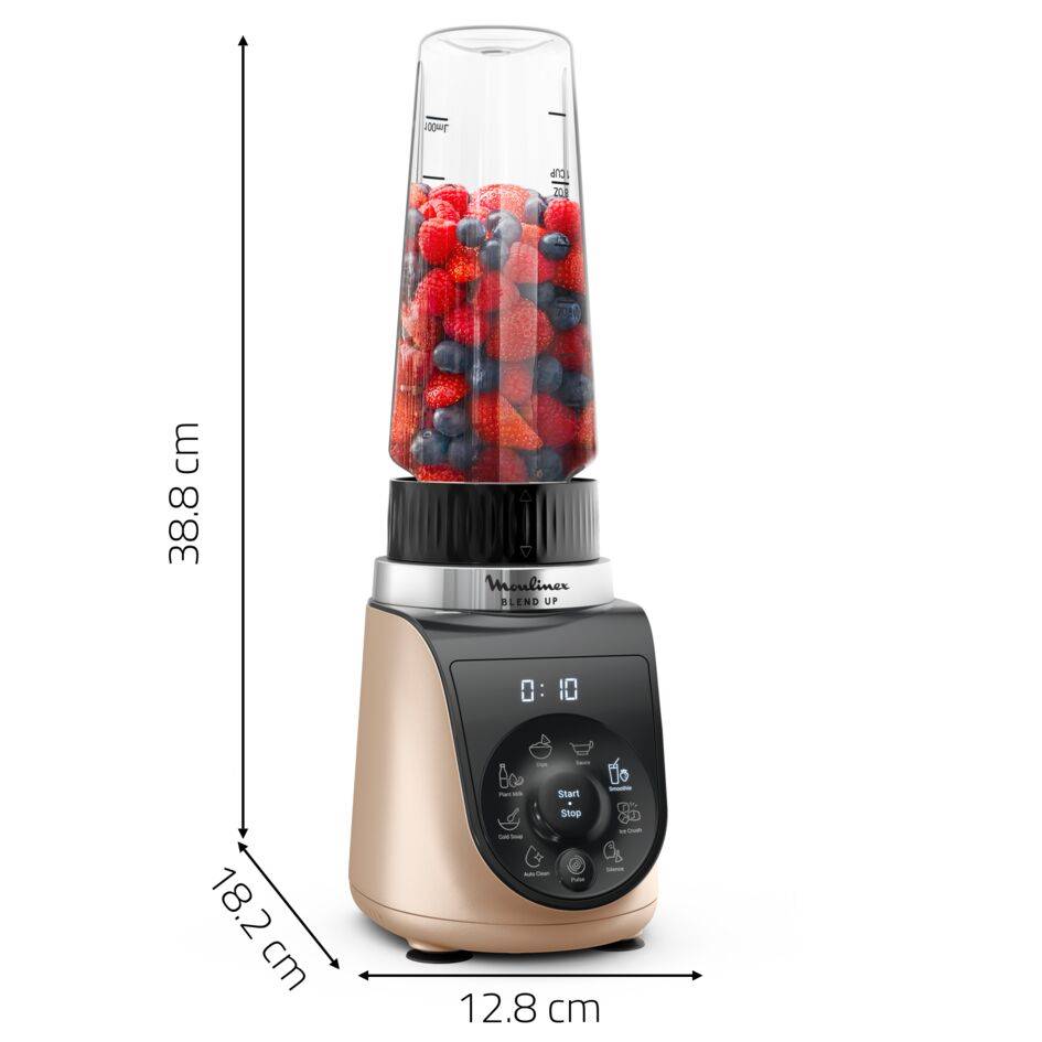 Blend Up, Mini blender puissant, 1&nbsp;000&nbsp;W, 8&nbsp;programmes automatiques