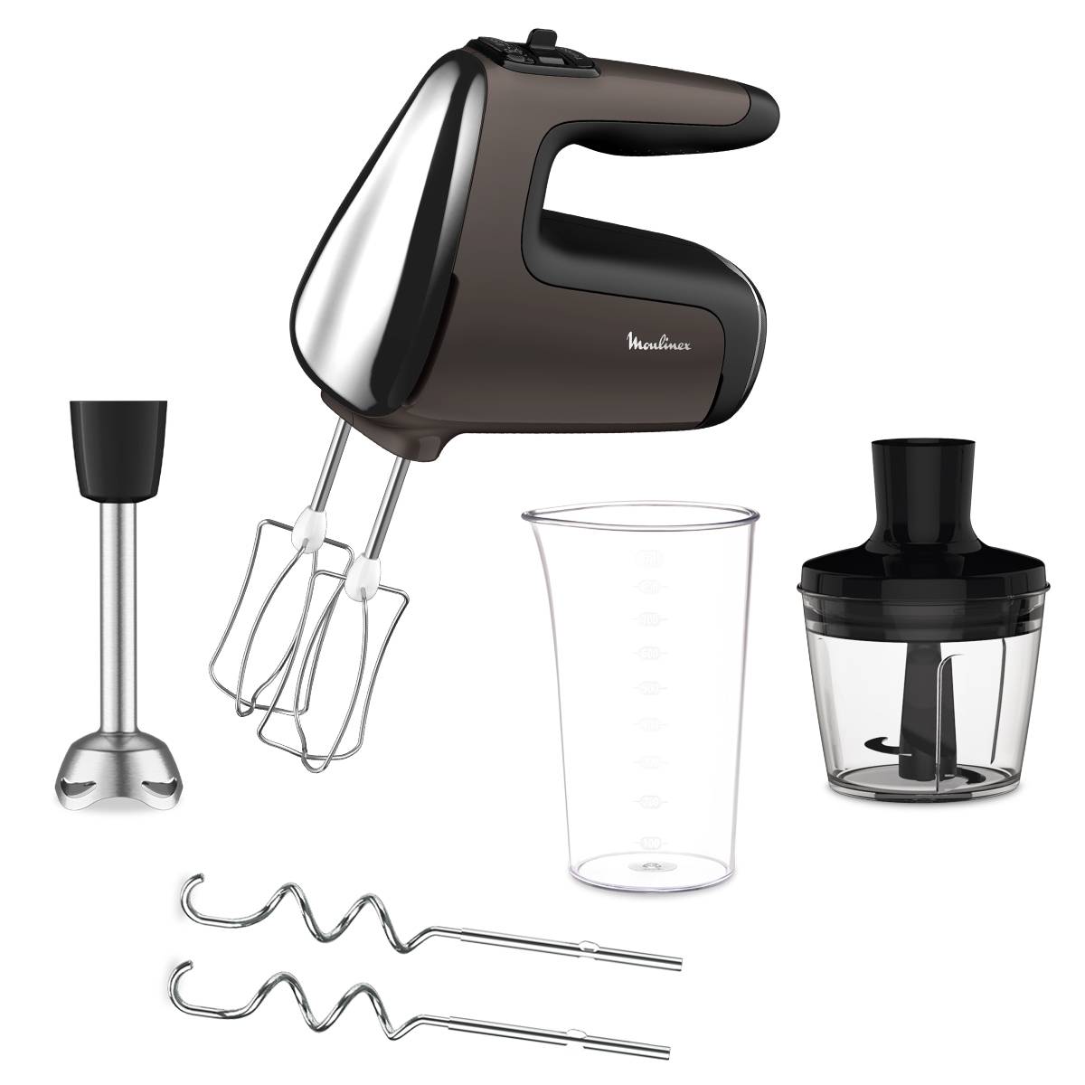 PowerMix HM653910 Handmixer - 600W - 7 accessoires - Stil model