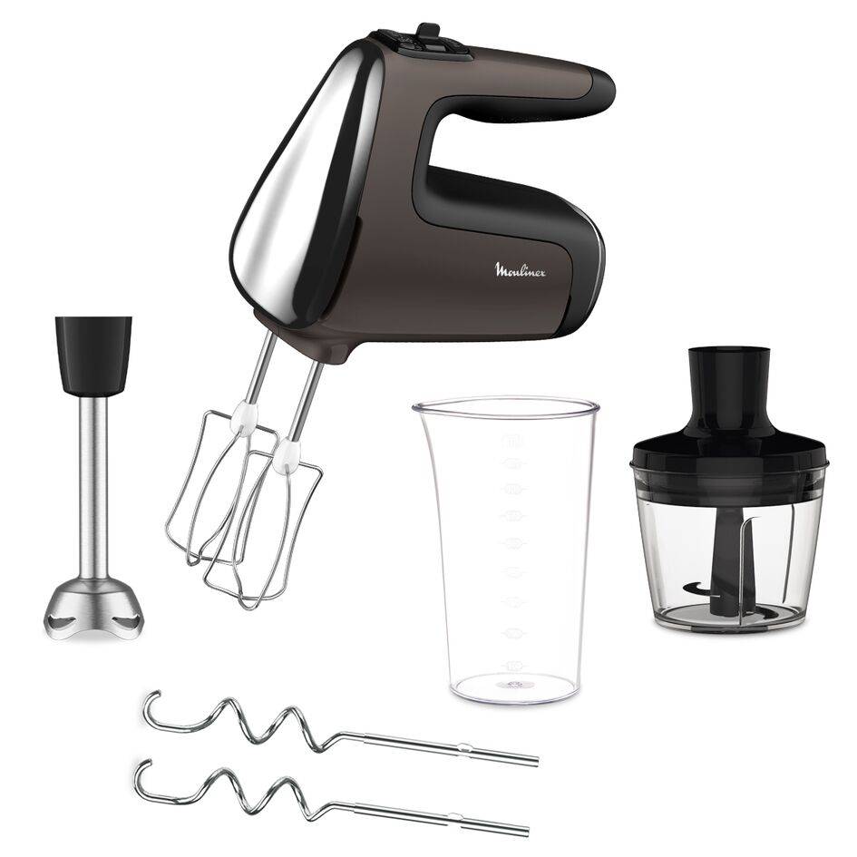PowerMix Silence HM653910 – Handmixer – 600 W – 7 accessoires – Geluidsarm