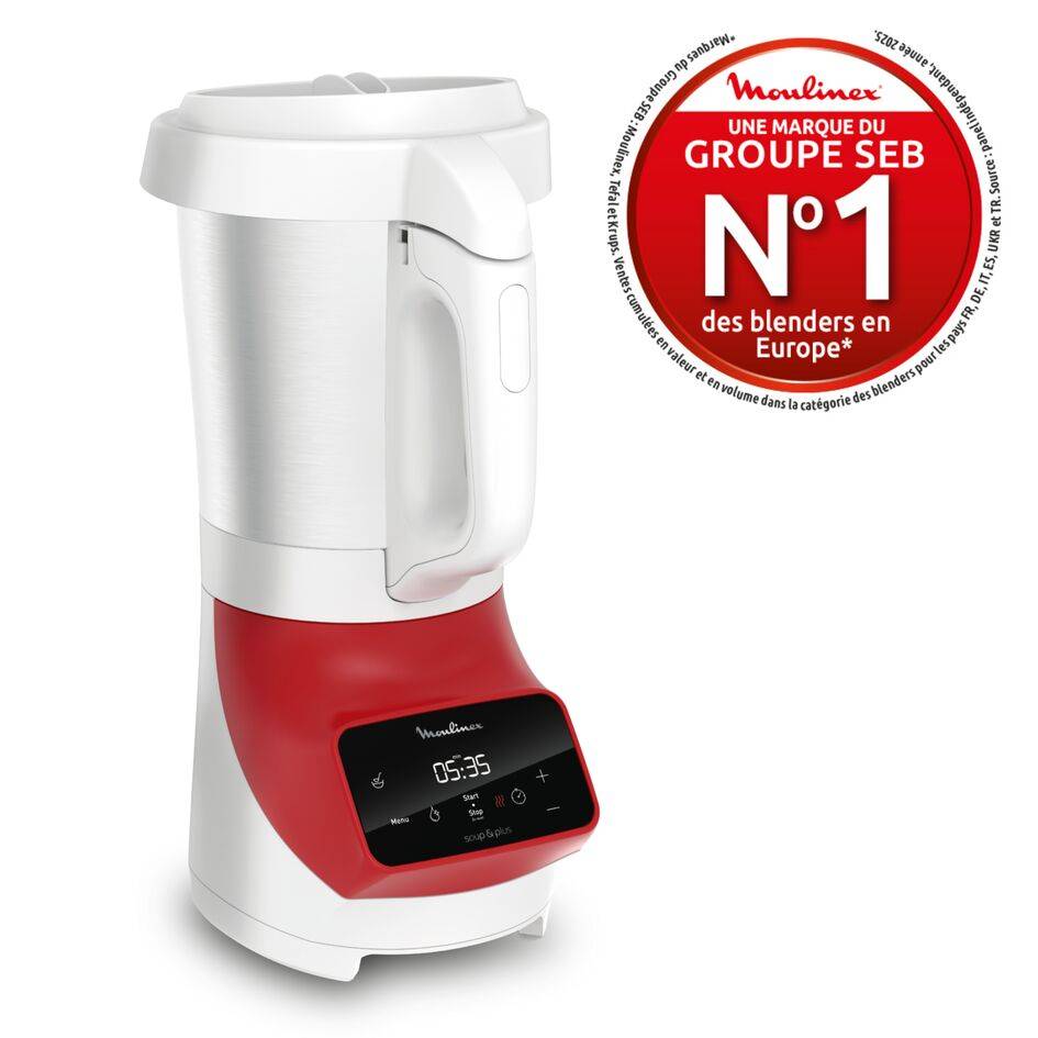 Soup & Plus LM924500 Blender chauffant - 1.100W - 3 programmes - 2L