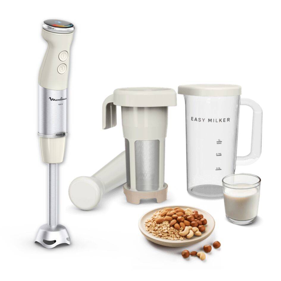 Easy Milker Quickchef + VD70PAE0 - Préparateur de lait végétal - Mixeur plongeant 