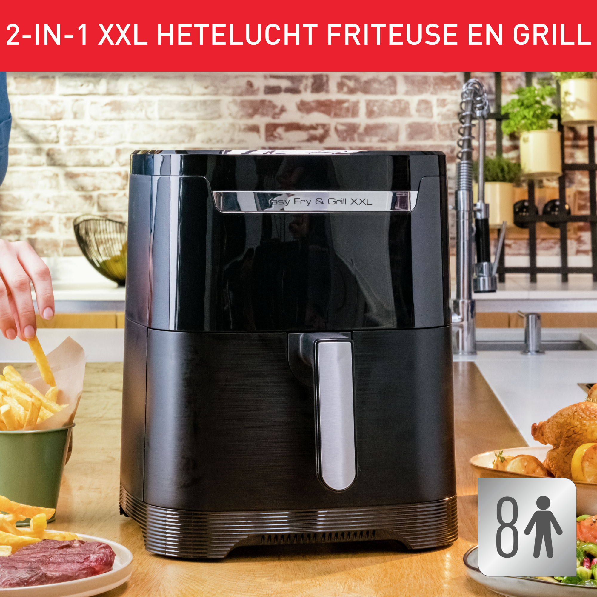 Easy Fry & Grill XXL Zwart