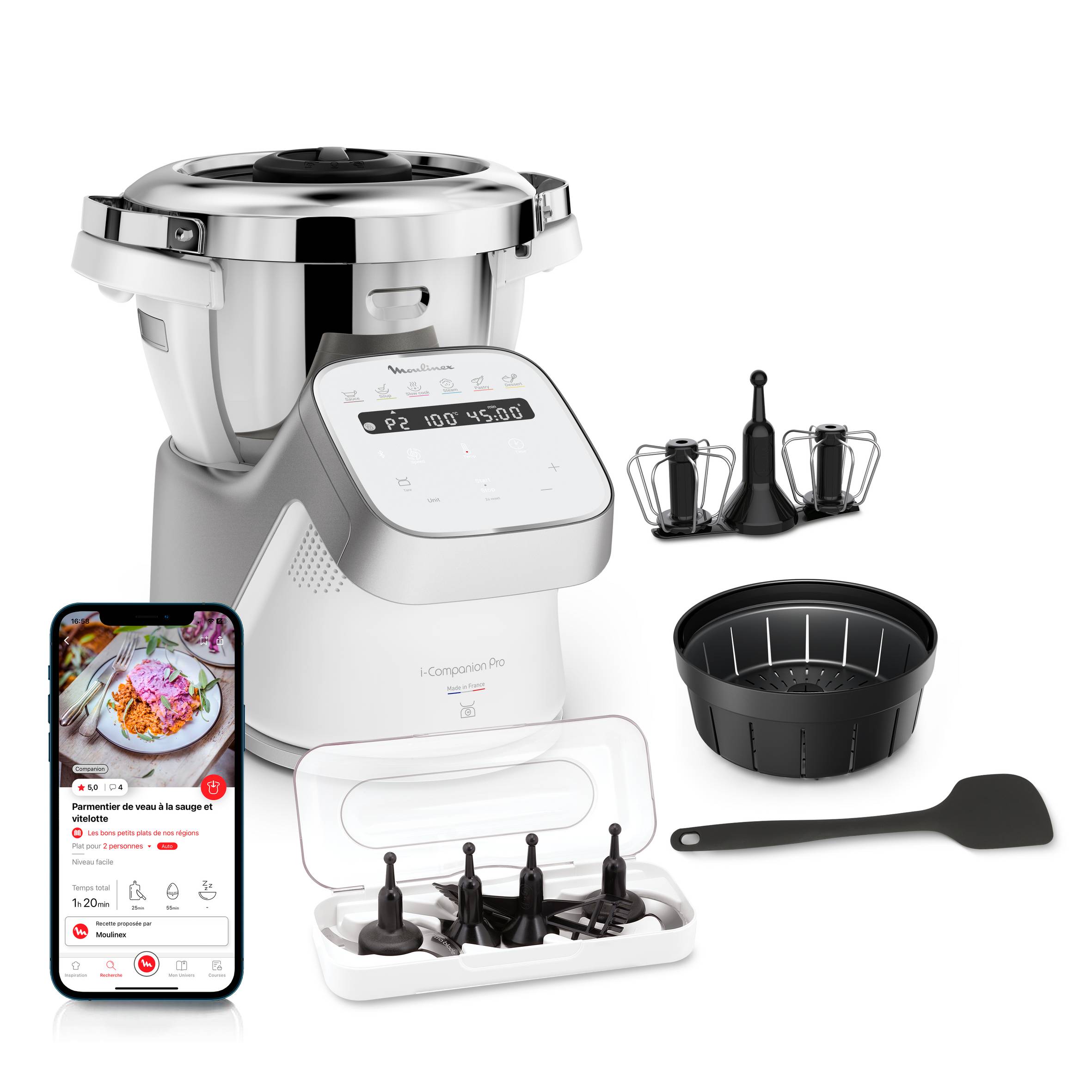 i-Companion Pro HF95J810 Robot cuiseur - 12 programmes - 7 accessoires