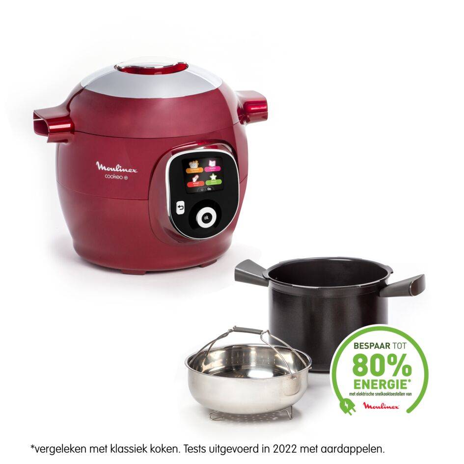 Cookeo+ CE85B510 Intelligente hogedruk multicooker - 6 programma's - 180 recepten