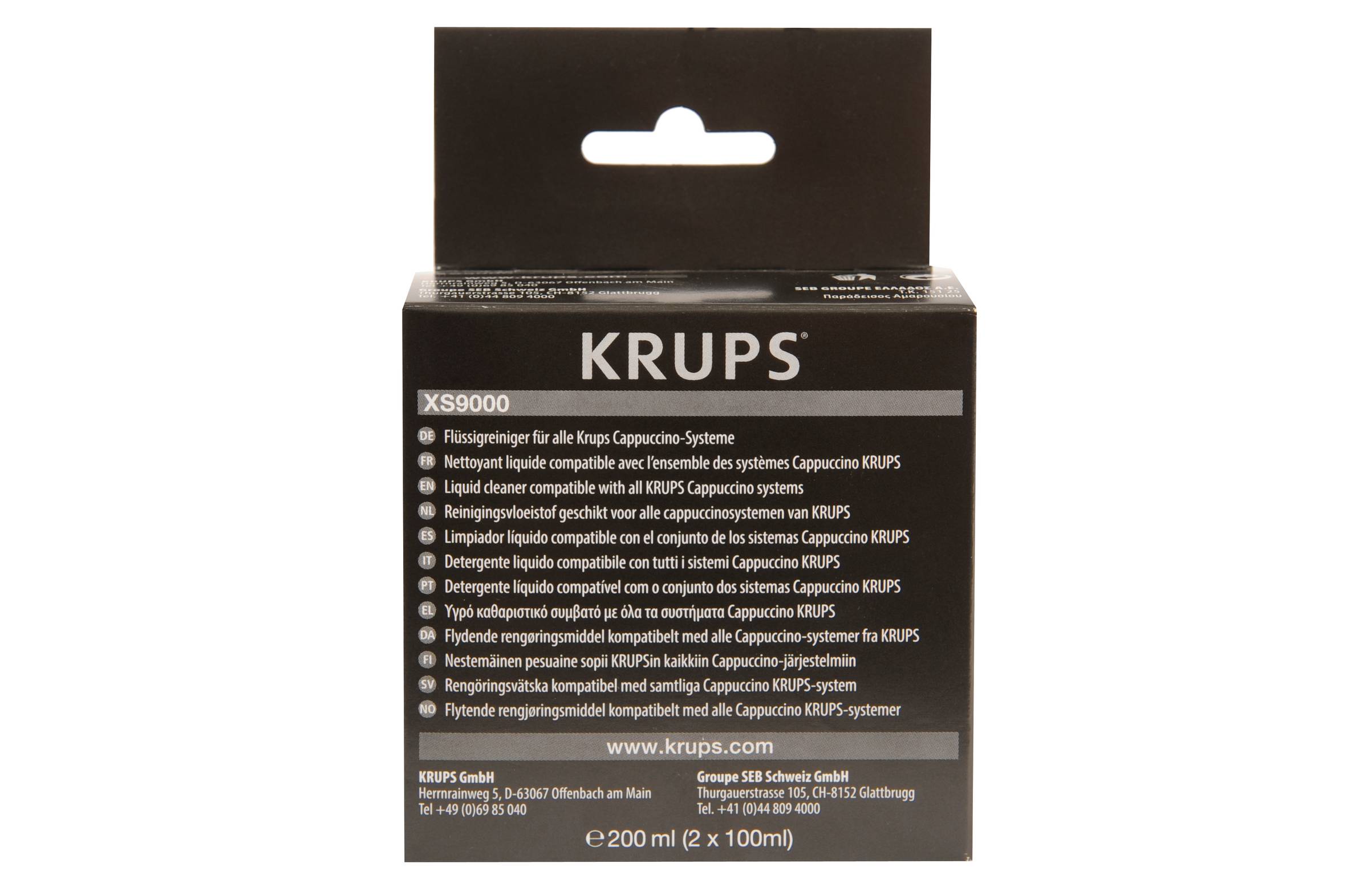 Accessoire XS900010 Reinigingsvloeistof voor espressomachine