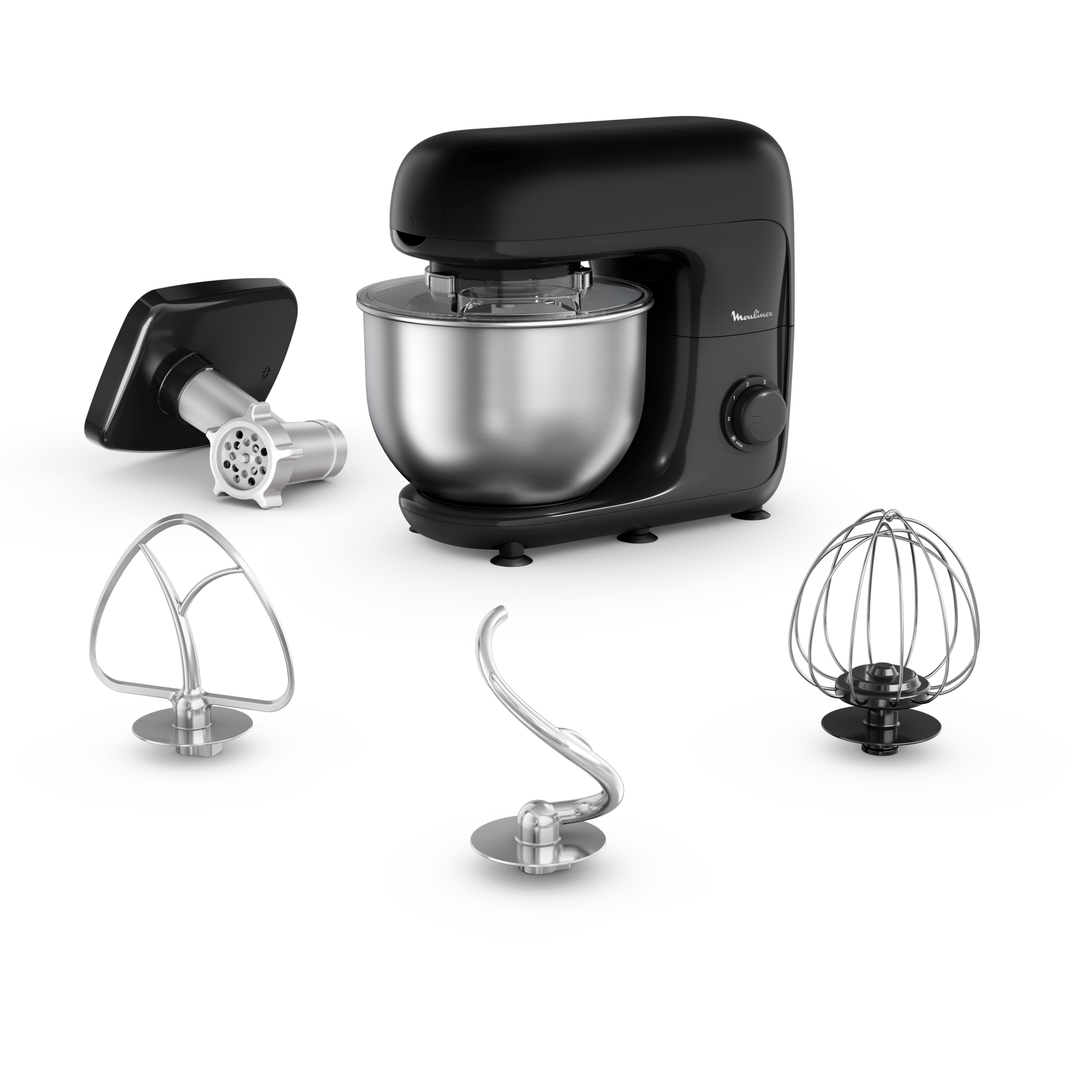 Robot pâtissier avec hachoir à viande Bake Essential, bol 4.8&nbsp;L, kit de pâtisserie, 800&nbsp;W