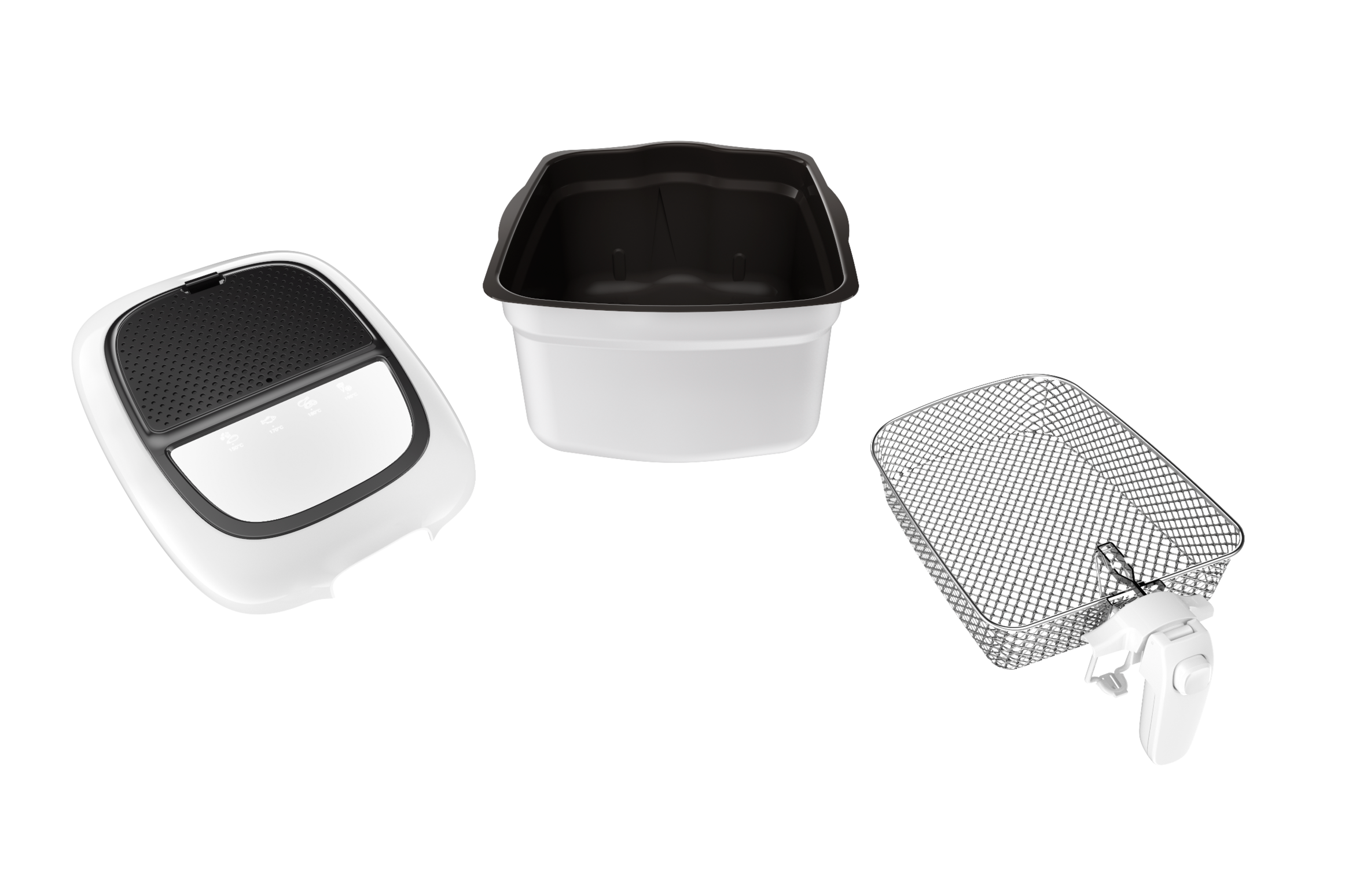 Super Uno AM314010 Friteuse - 1.800W - 1,5 kg de frites - Filtre à odeurs