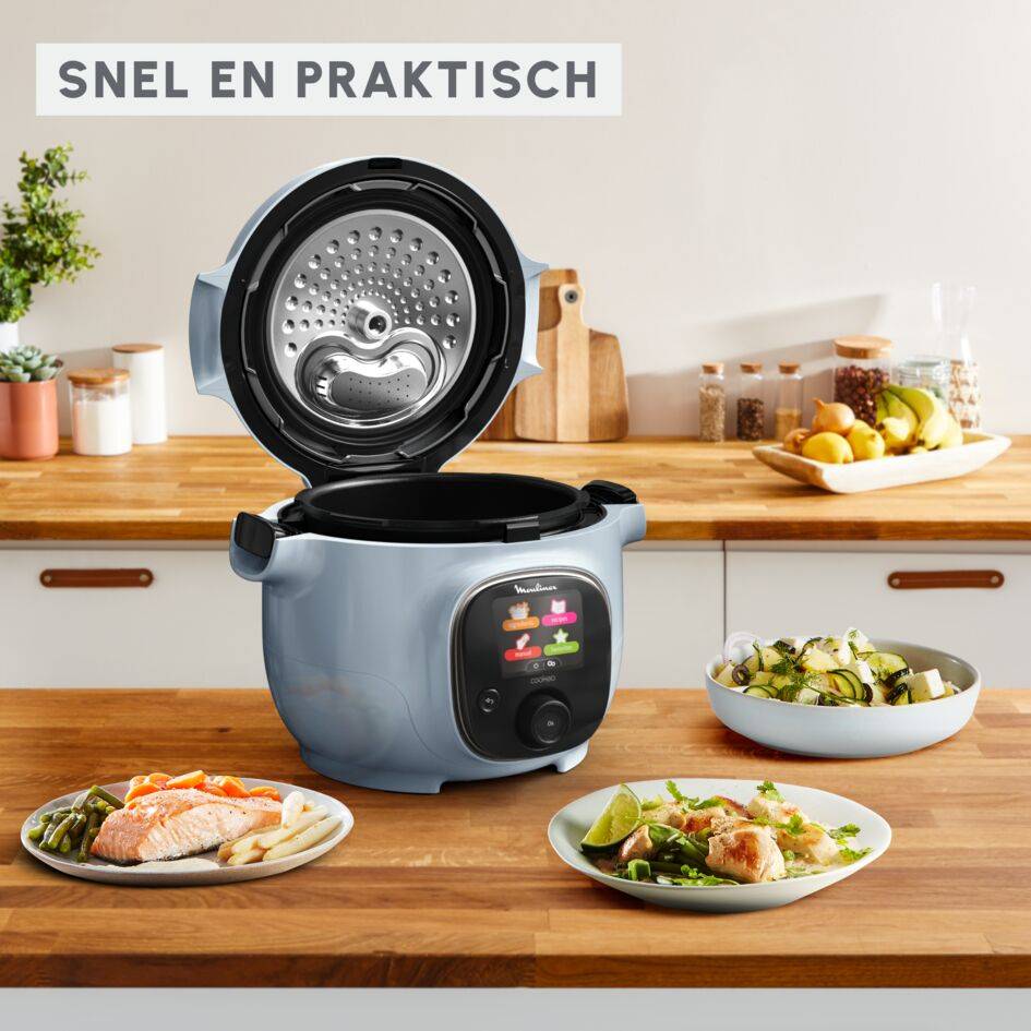 Cookeo Mini CE880410 Intelligente hogedruk multicooker - 6 programma's - 150 recepten