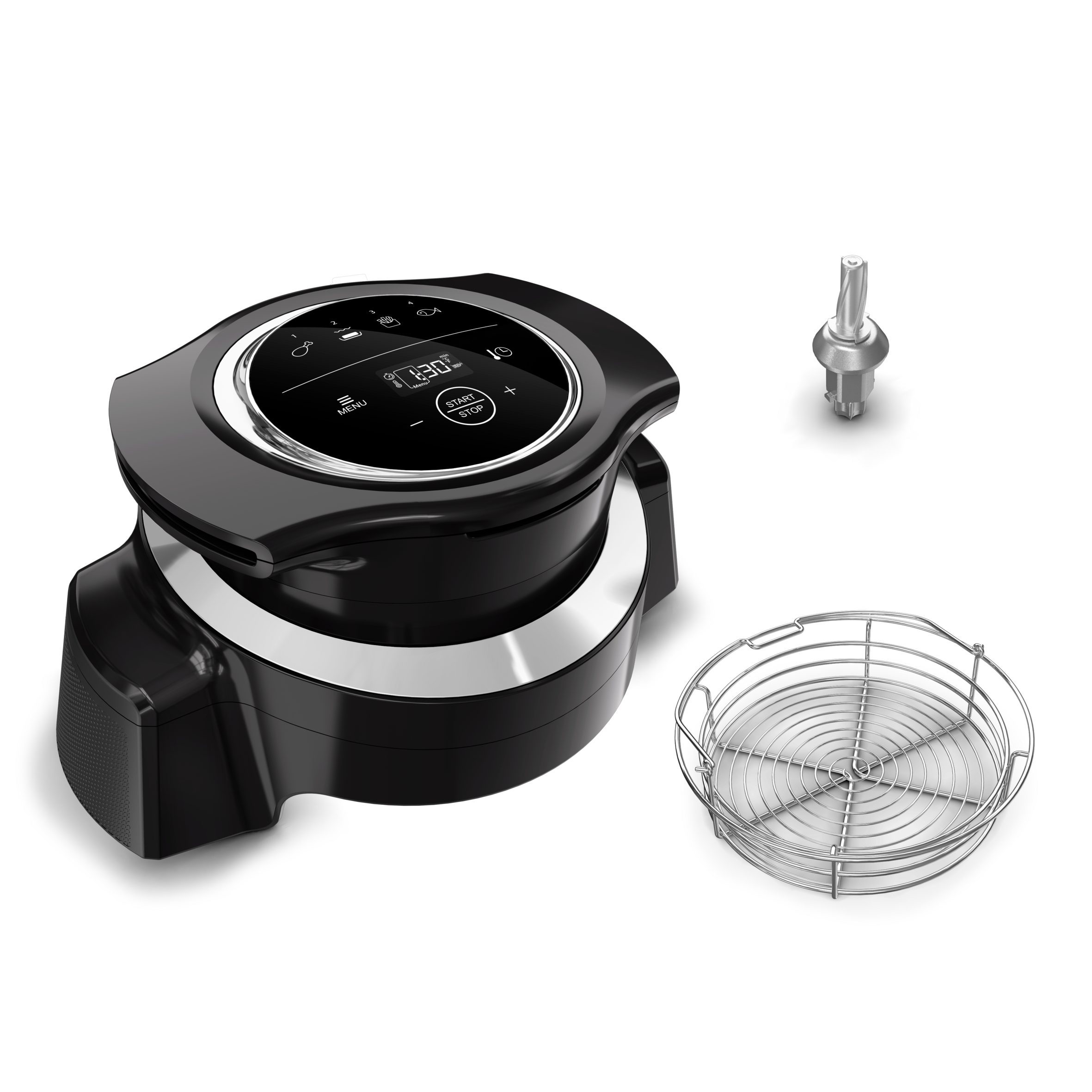 Companion Airfryer HF1508F0 – Airfryer & Grill accessoire voor Companion – 4 kookmodi