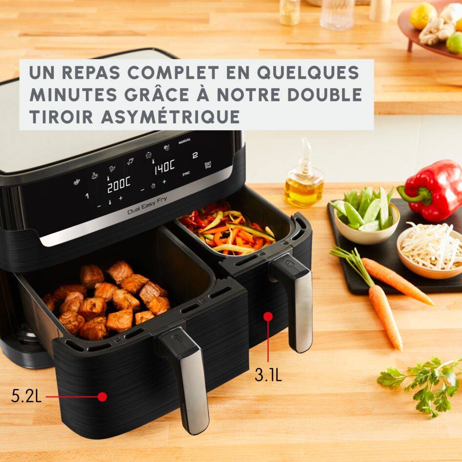 FRITEUSE A AIR DUAL EASY FRY 8,3 L