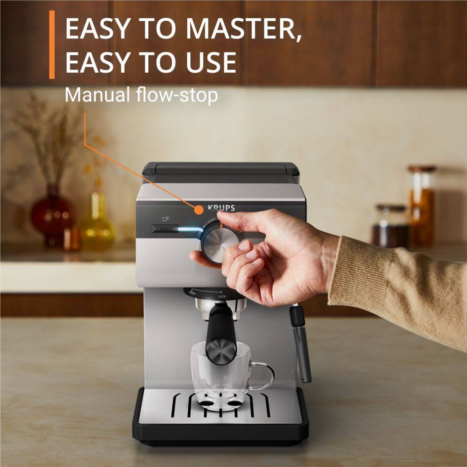 Authentic Gris XP381B Machine à espresso manuelle