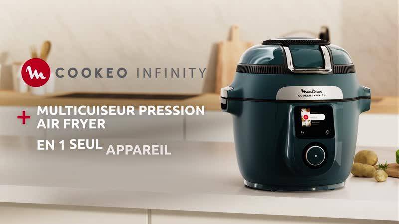 Cookeo Infinity CE97GUF0 Intelligente hogedruk multicooker + air fryer - 17 programma's - Oneindig aantal recepten - Geconnecteerd