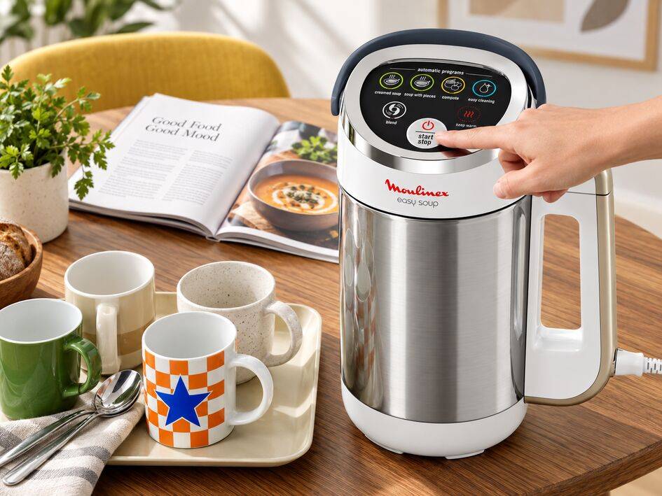 Easy Soup LM841B10 Blender chauffant - 1.000W - 5 programmes - 1,2L