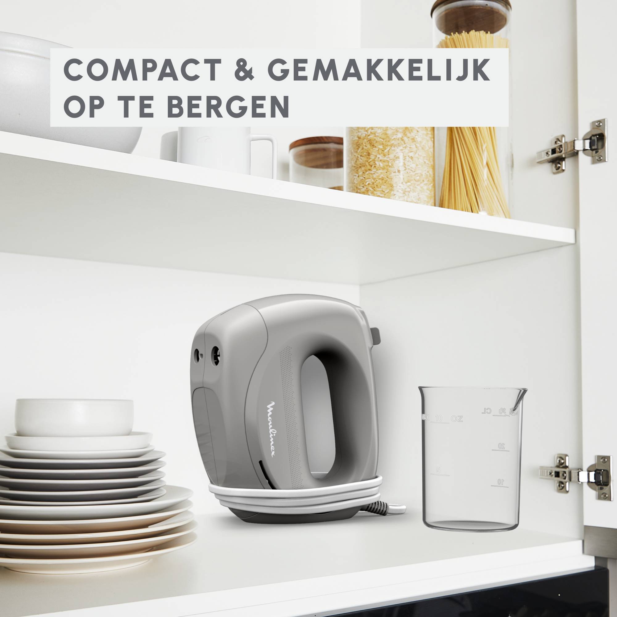 Easy Max HM262BF0 Handmixer - 300W - 5 snelheden - 2 accessoires