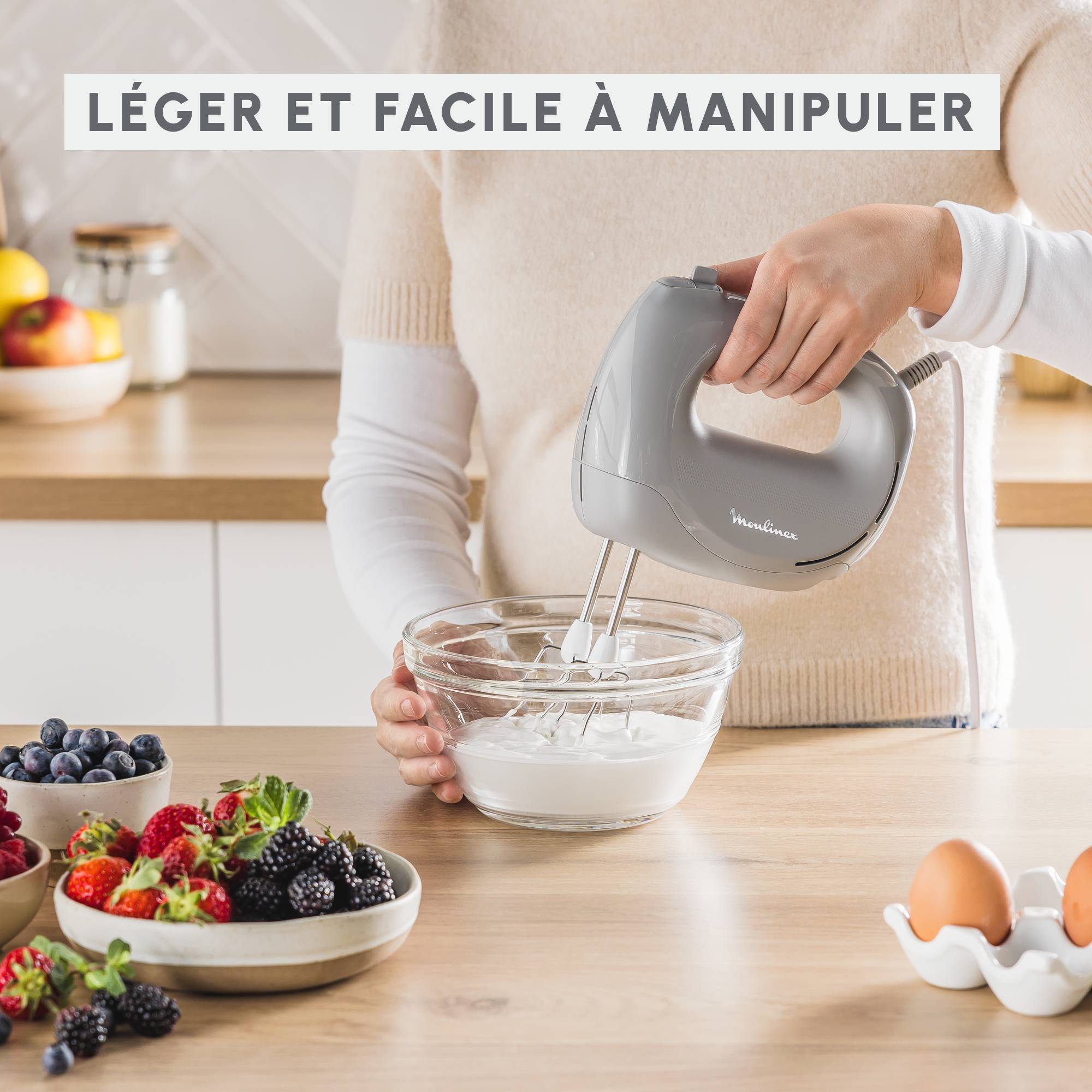 Easy Max HM262BF0 Batteur- 300W - 5 vitesses - 2 accessoires