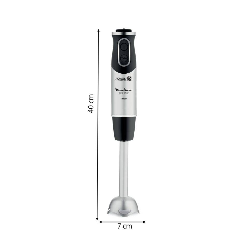 QuickChef DD655810 Mixeur plongeant - 1.000W - 4 accessoires