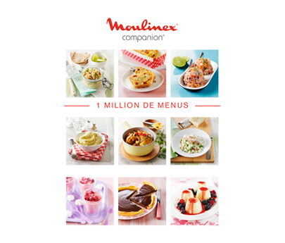 Livre de recettes "1 million de menus" en FR