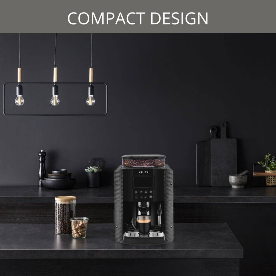 Essential EA815070 Machine à Espresso automatique à grains - 3 recettes de café - 1,7L