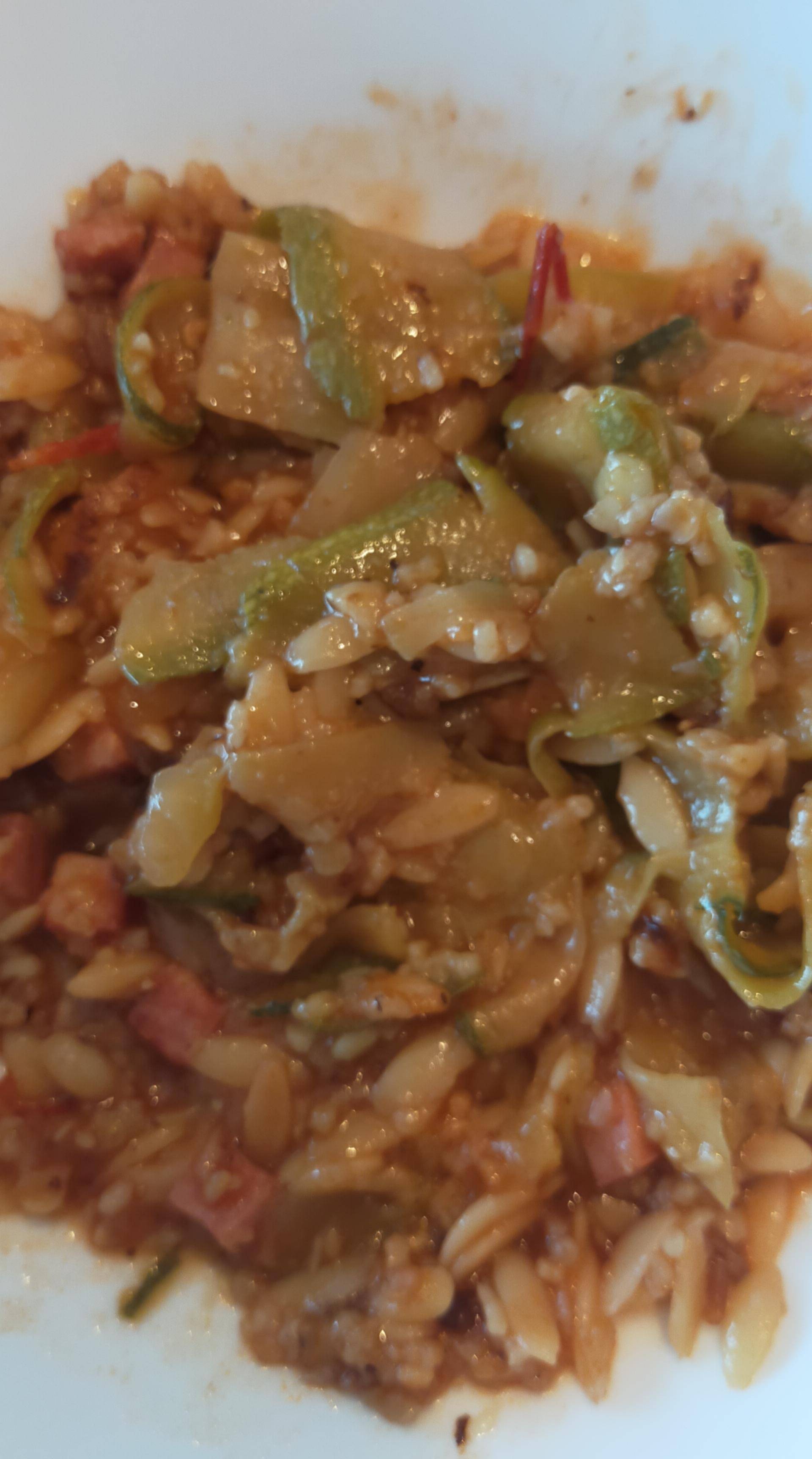 Tagliatelles de courgettes avec un mélange de cereales - Recette Cookeo V3 | Moulinex