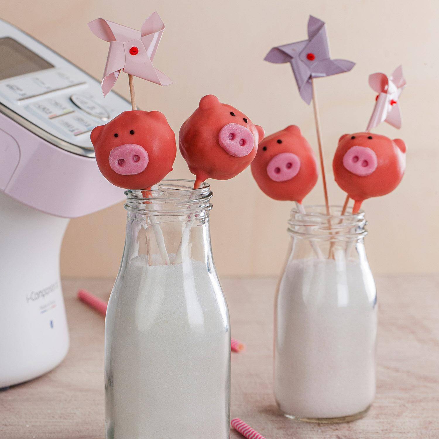 Cake Pop tête de cochon - Recepten Companion | Moulinex