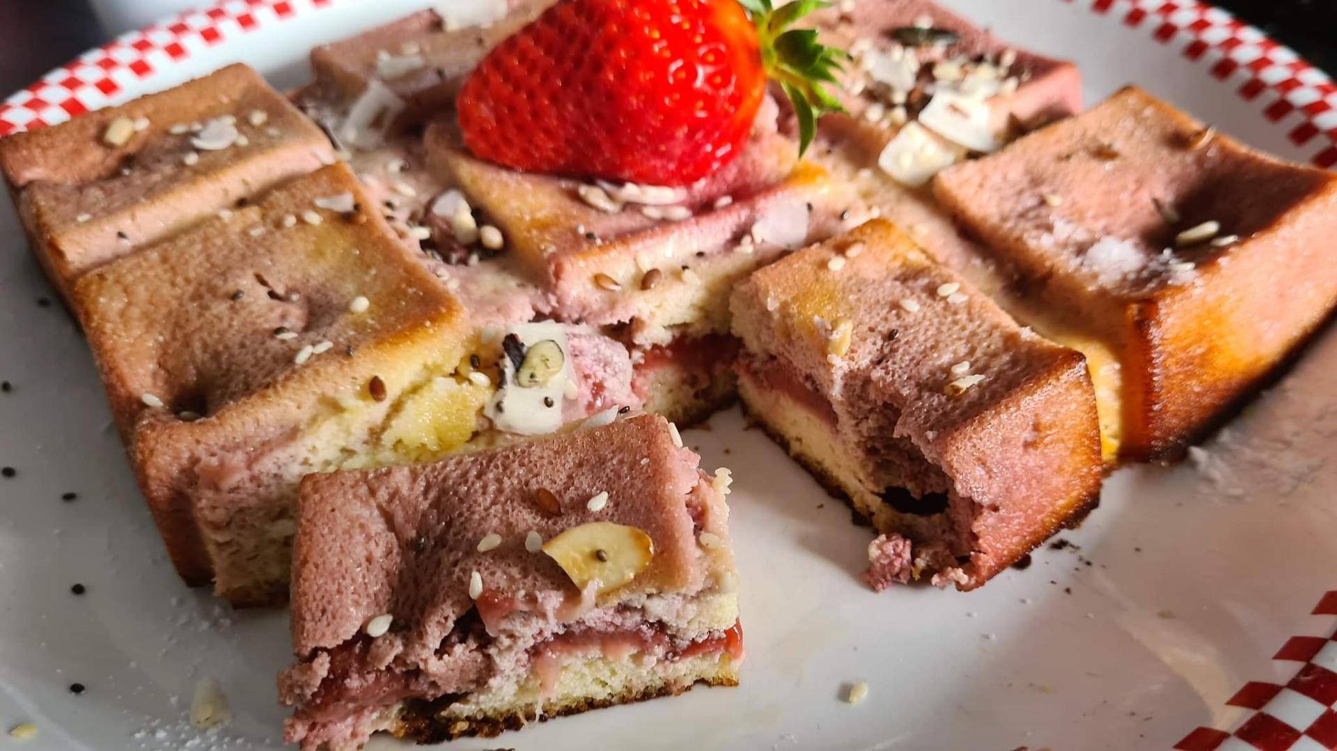 Gâteau à la ricotta, chocolat blanc et fraises - Recepten Companion Connect XL | Moulinex