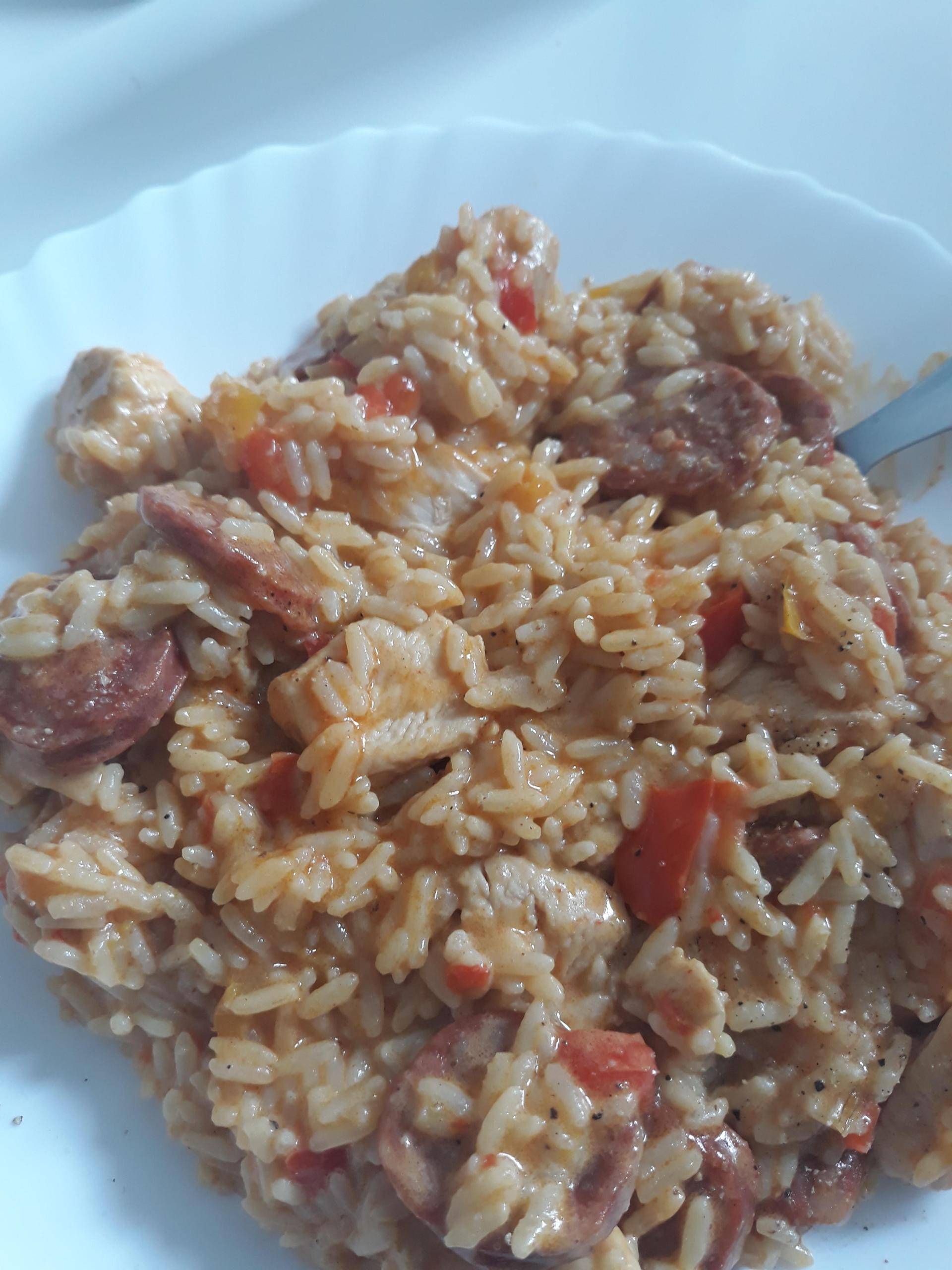 Riz poulet chorizo - Recepten Cookeo | Moulinex