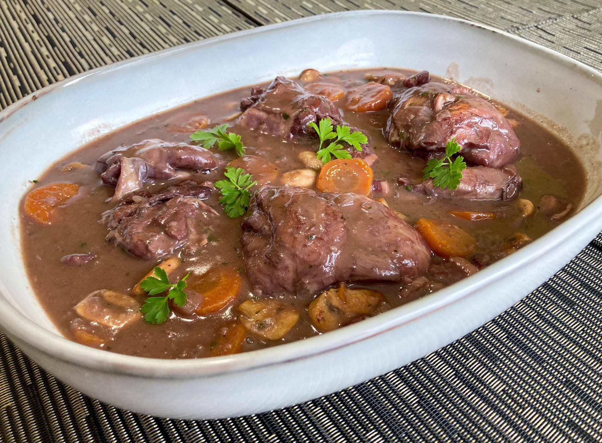 Lapin en civet à l’ancienne - Recette Cookeo V3 | Moulinex