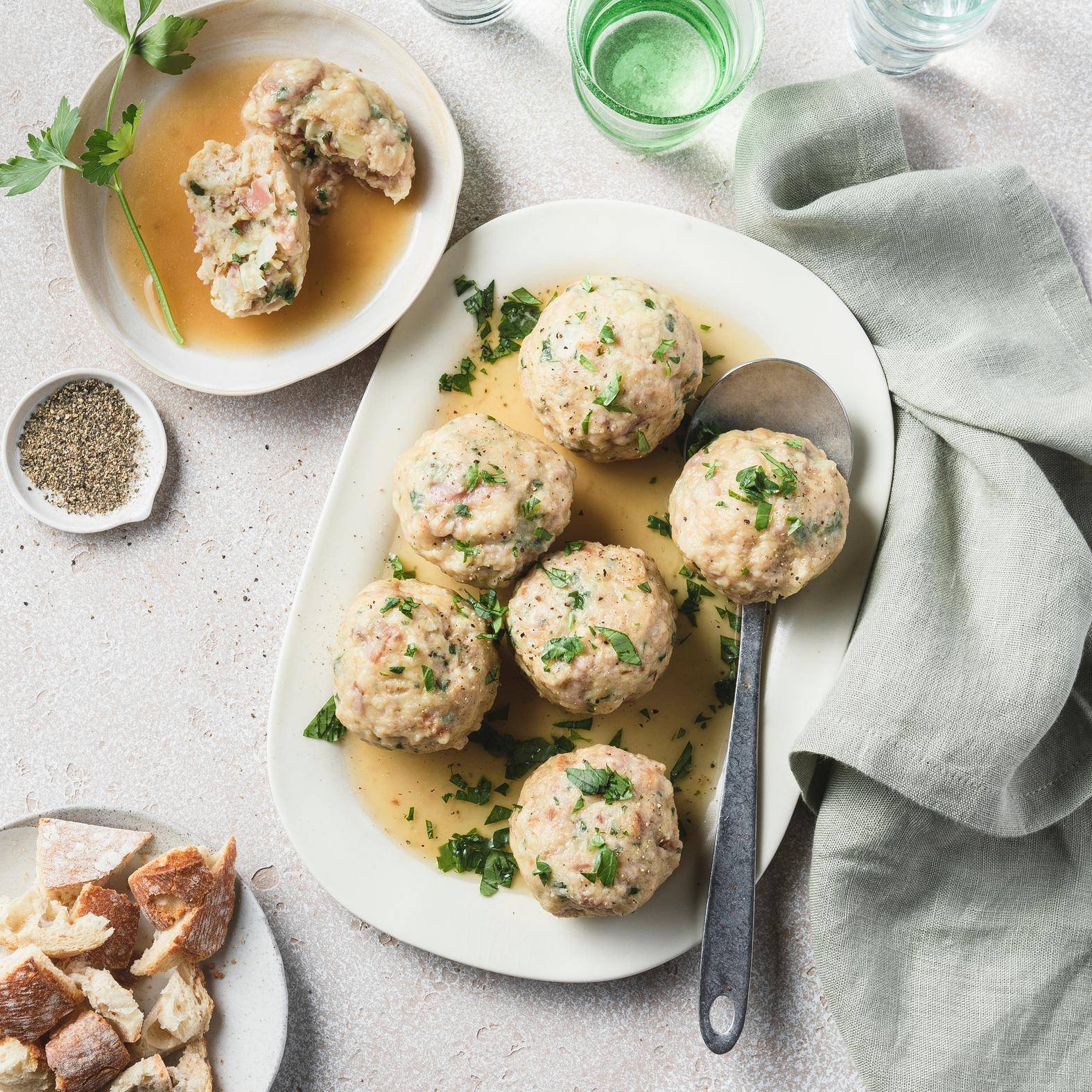 Canederli à la tyrolienne - Recette Companion | Moulinex