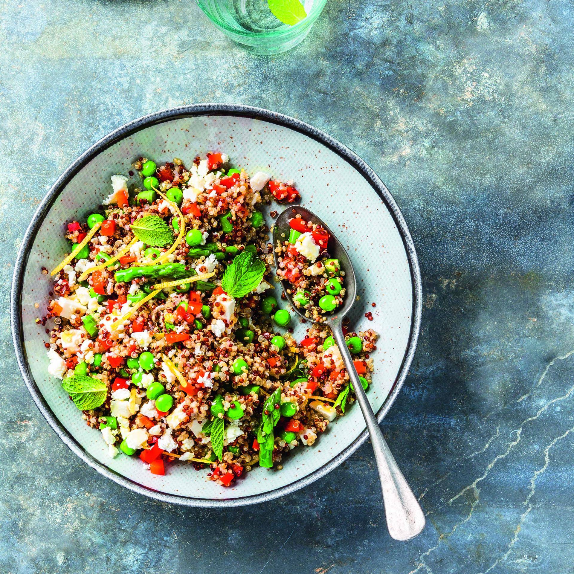 Salade de quinoa aux légumes - Recepten Cuiseur vapeur | Moulinex