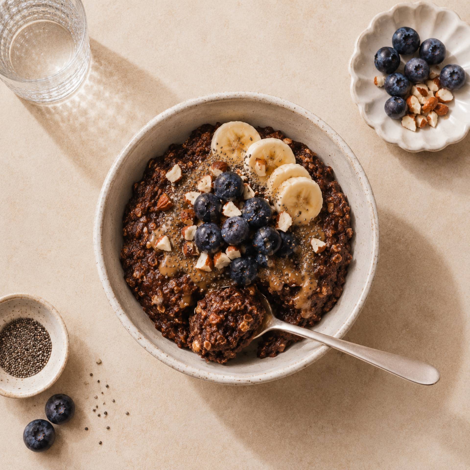 Porridge cake protéiné - Recette Crisp&Go 3P | Moulinex