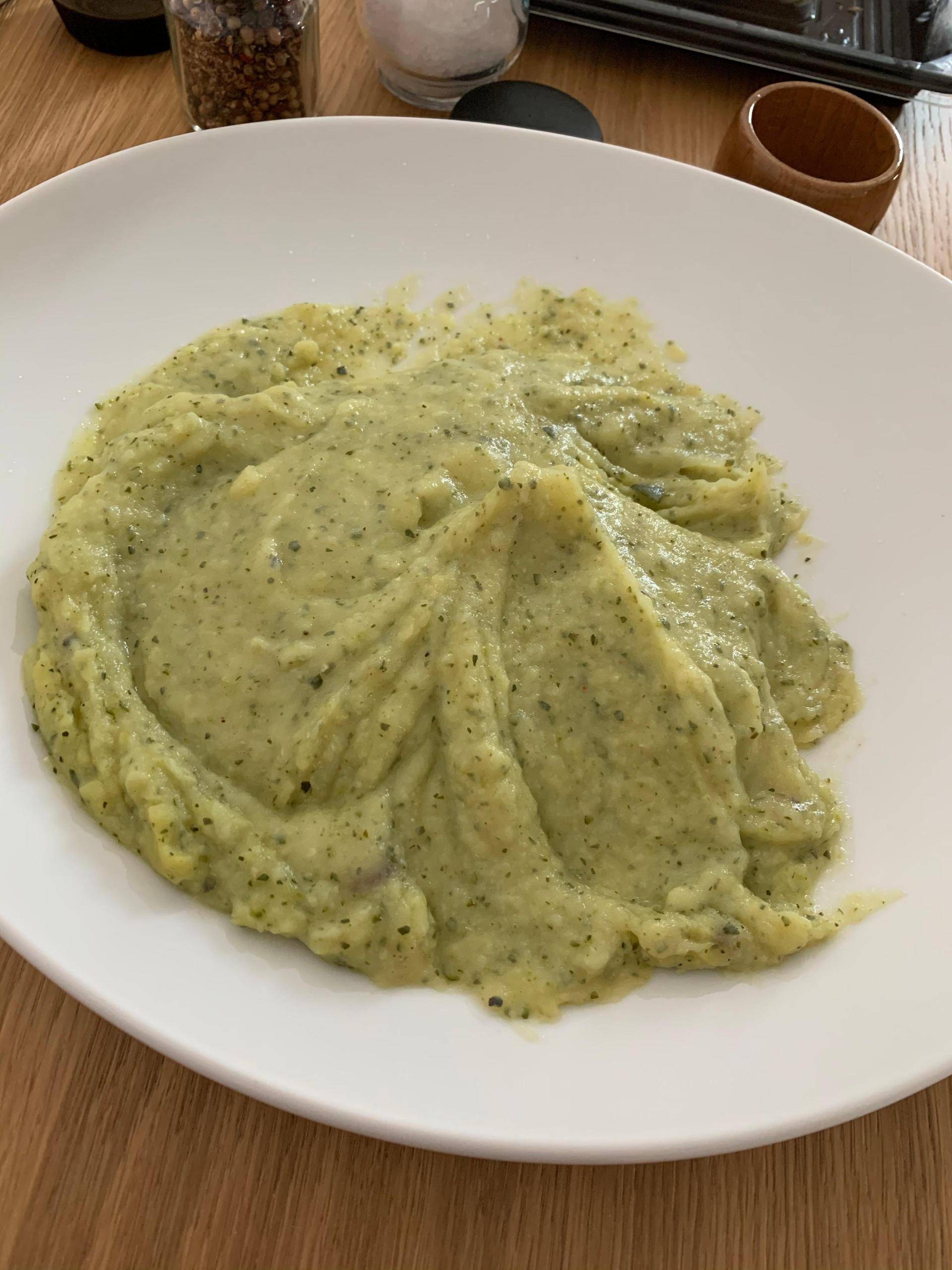 Purée de courgettes, pomme de terre et saint moret - Recepten Companion Connect XL | Moulinex