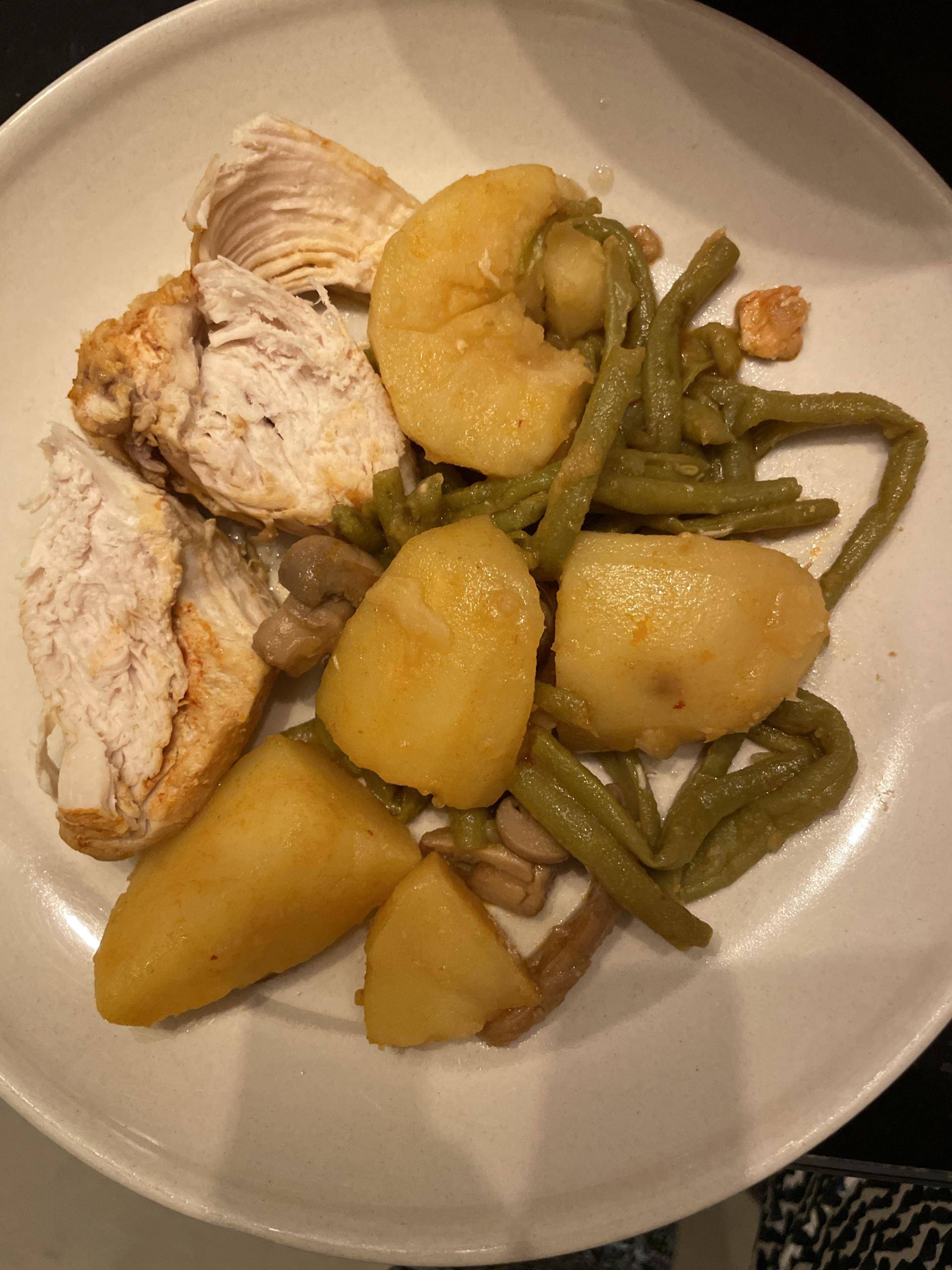 Haricots pdt poulet - Recette Cookeo | Moulinex