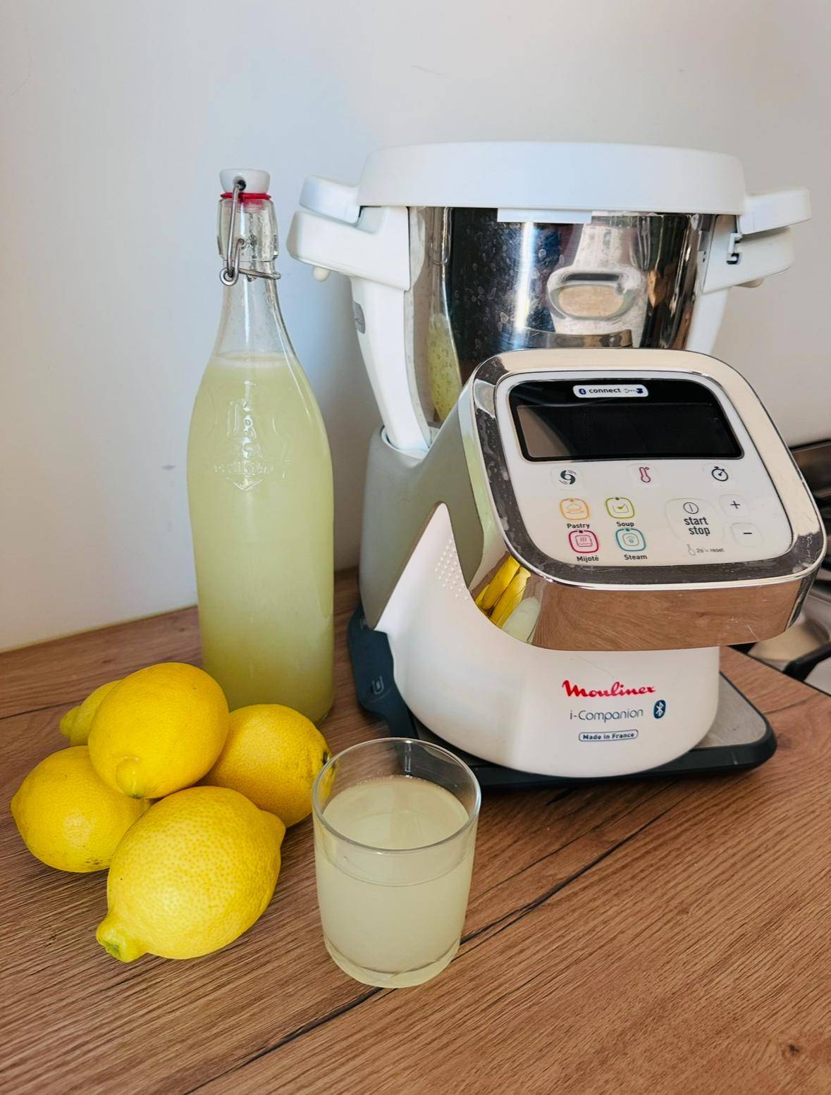 Eau citronné - Recette Companion Connect | Moulinex