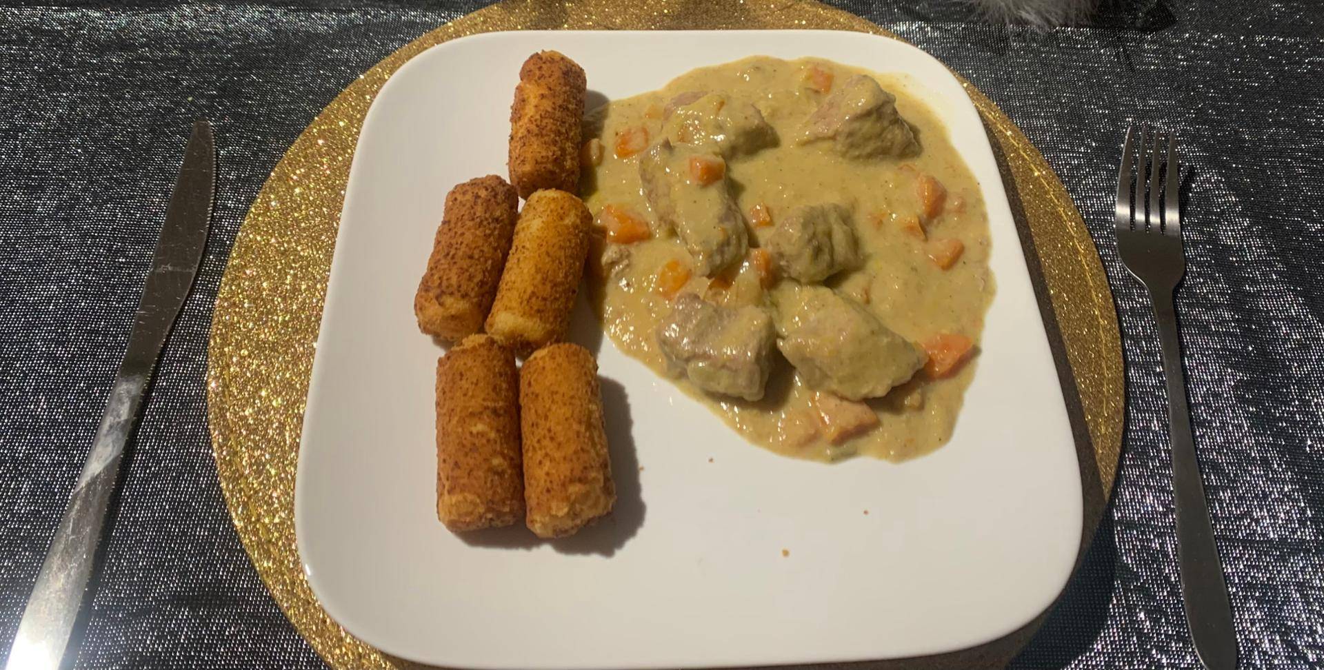 Blanquette de veau au vin blanc - Recette Cookeo | Moulinex