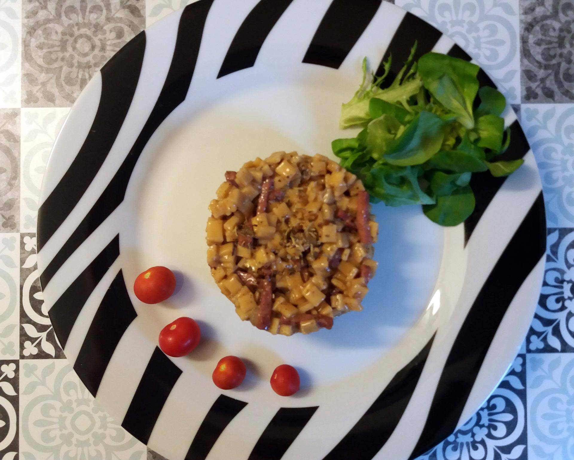 Crozets cancoillotte et salade - Recette Cookeo | Moulinex