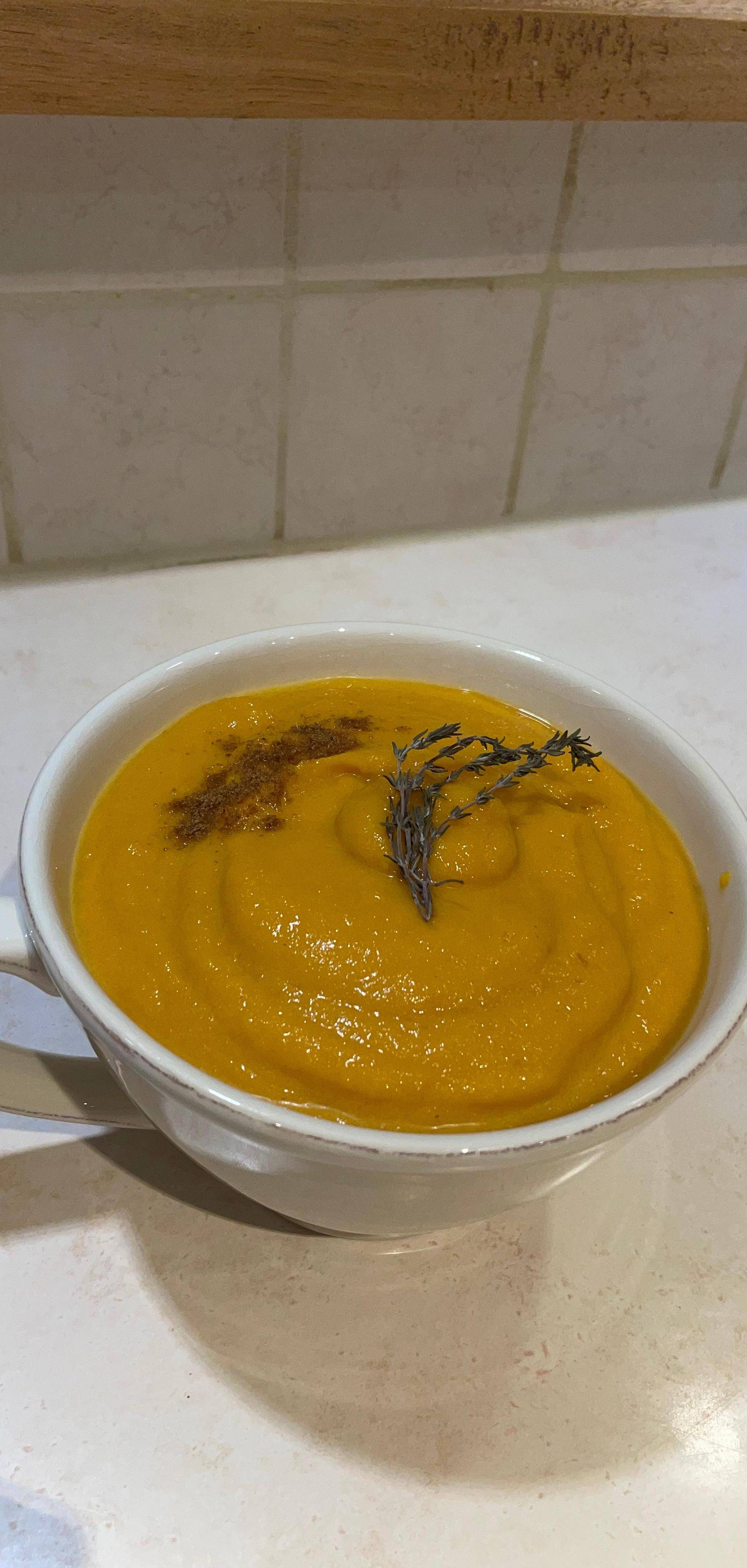 Velouté de carottes au lait de coco et gingembre - Recette Cookeo | Moulinex