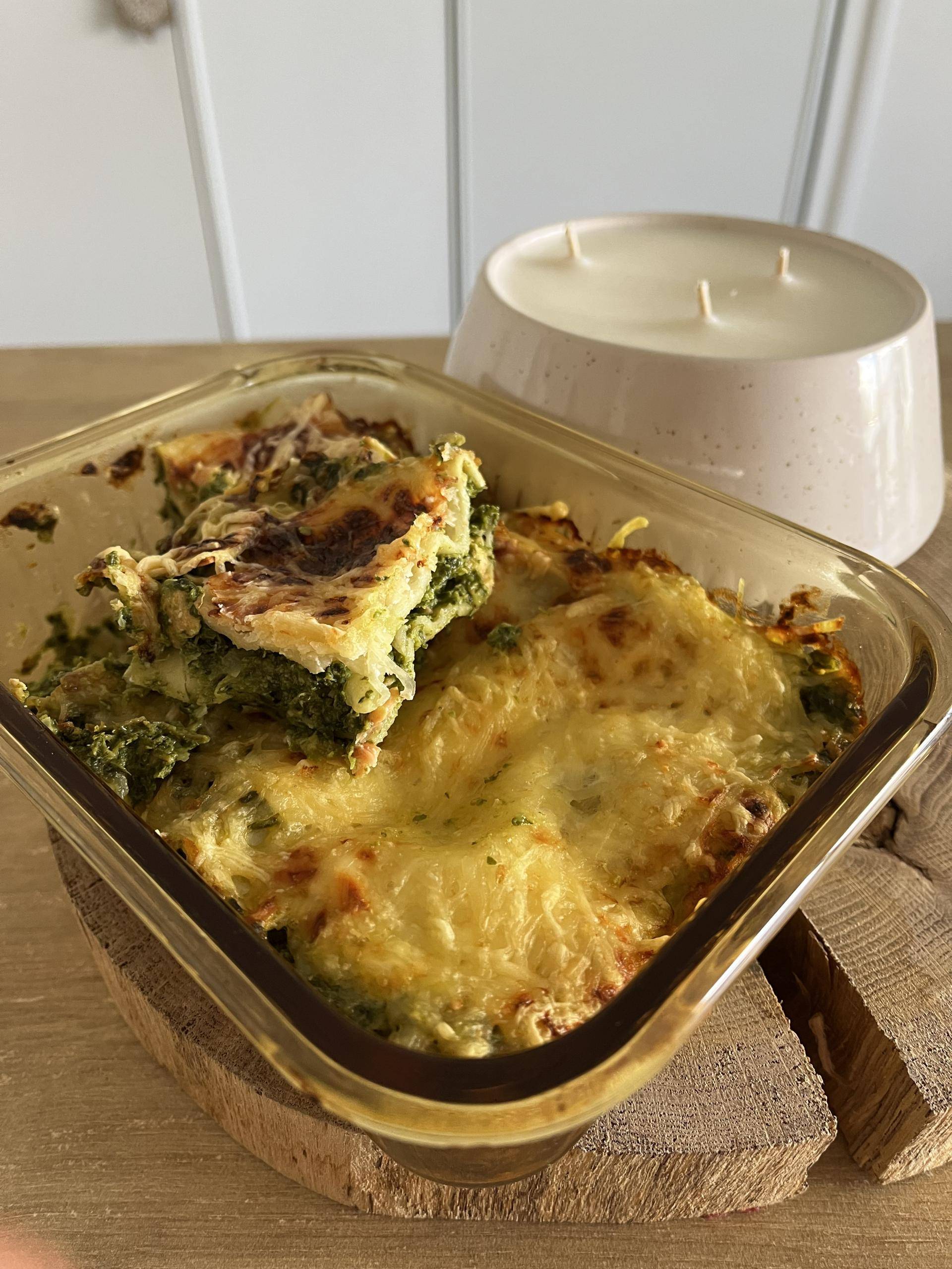 Lasagne saumon épinard - Recette Companion Connect XL | Moulinex