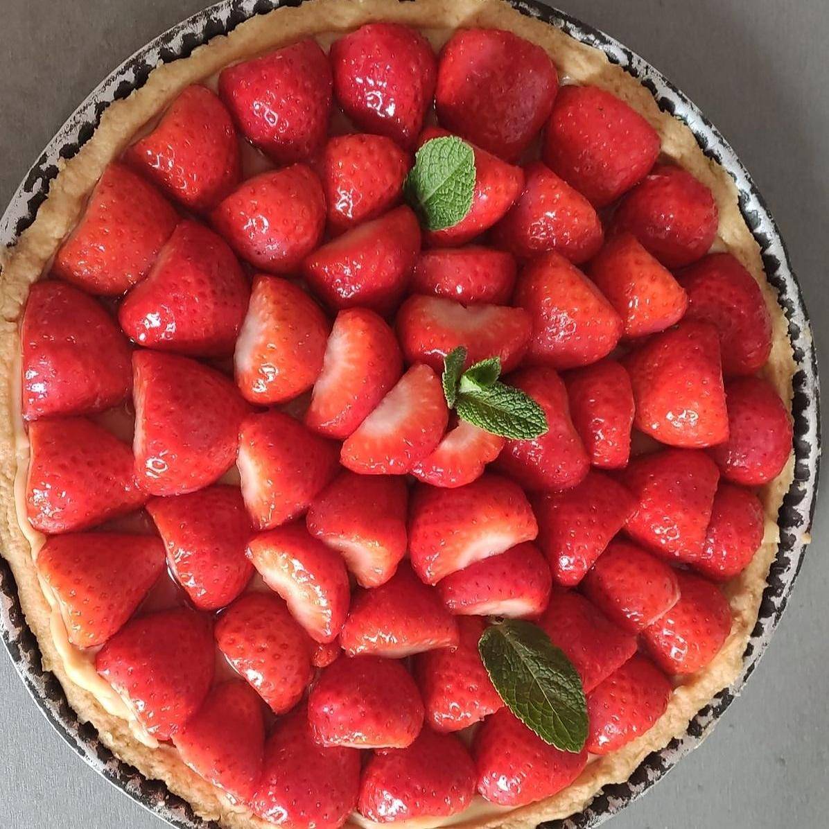 Crème pâtissière (tarte au fraise) - Recepten Companion Connect XL | Moulinex